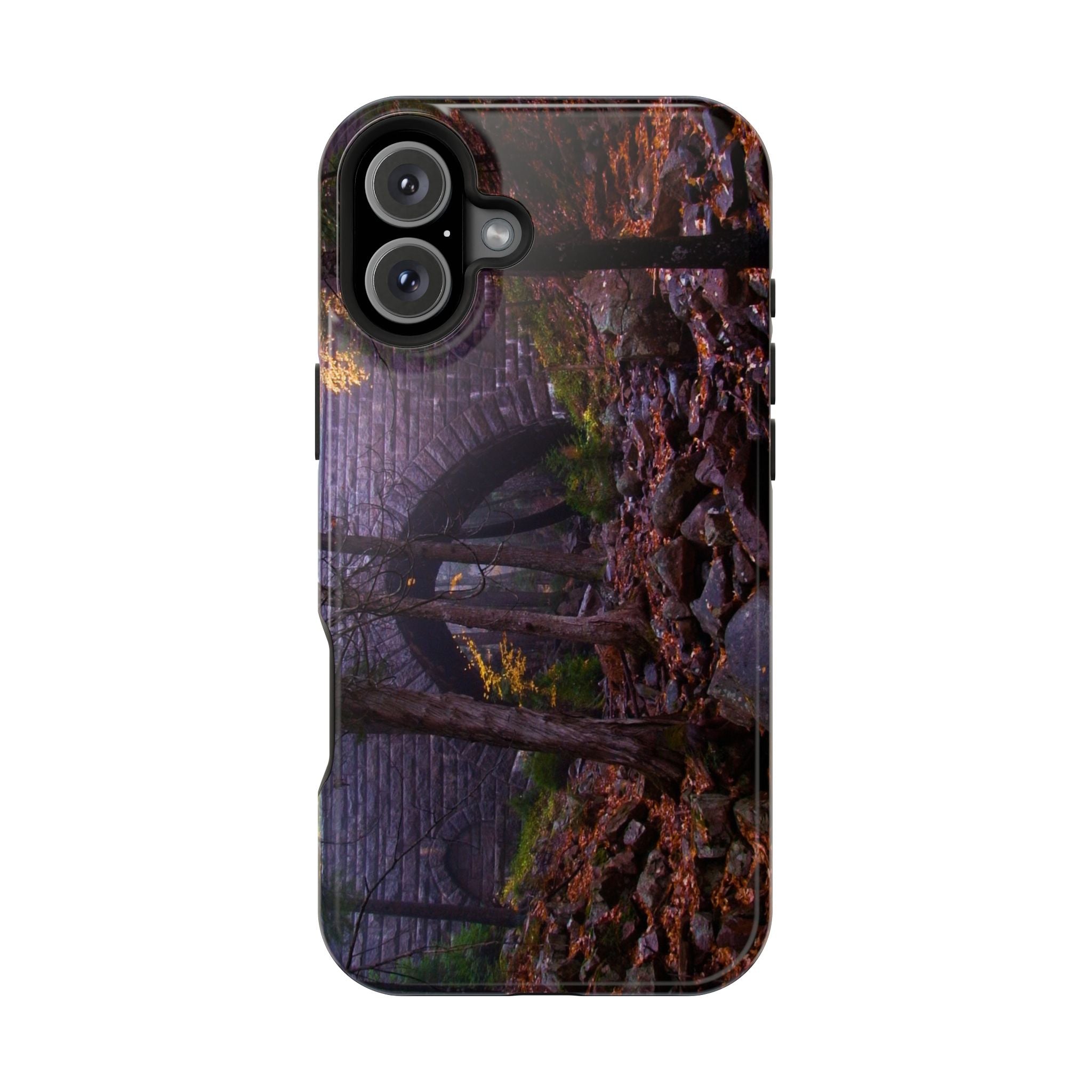 Iphone MagSafe Case - Hemlock Bridge Leaf Peeping, Acadia  - My Blu Horizon