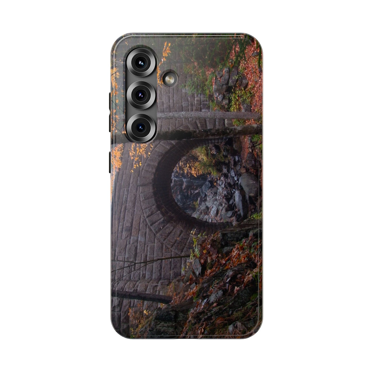 Phone Case  | Waterfall Bridge Fall | Acadia National Park | My Blu Horizon