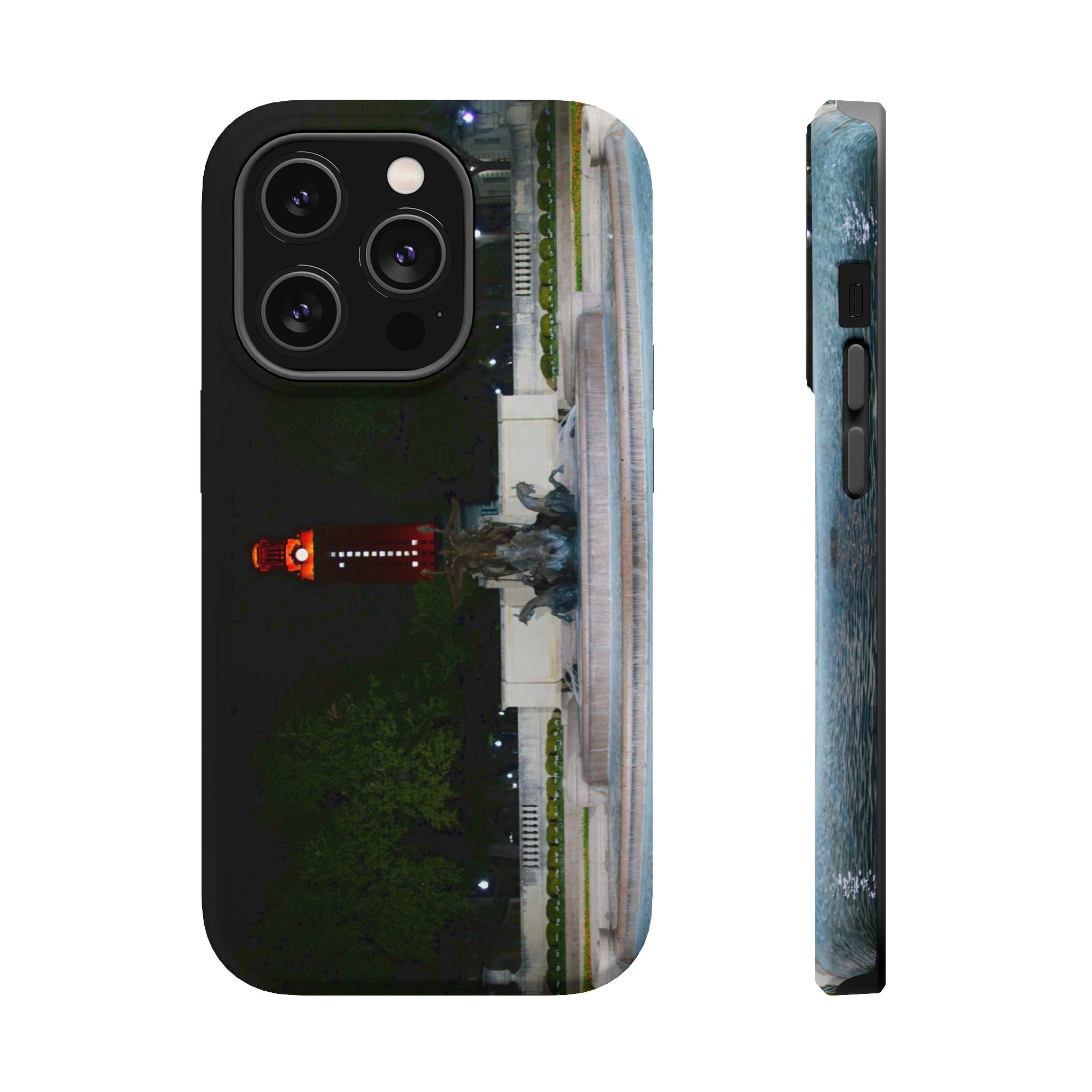 Iphone MagSafe Case - Littlefield Fountain, Texas Longhorns - My Blu Horizon