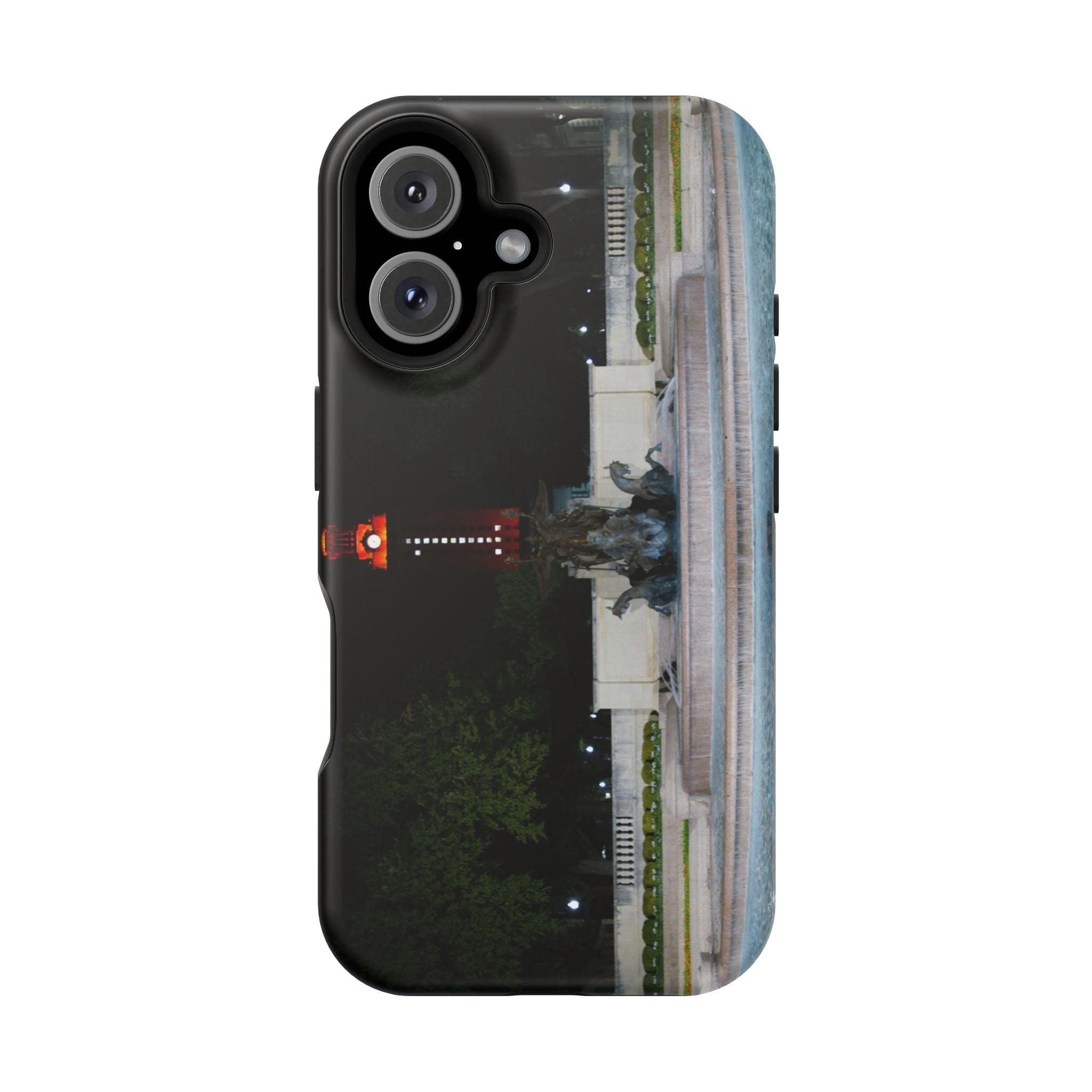 Iphone MagSafe Case - Littlefield Fountain, Texas Longhorns - My Blu Horizon