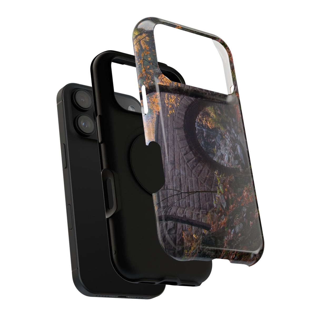 Phone Case  | Waterfall Bridge Fall | Acadia National Park | My Blu Horizon