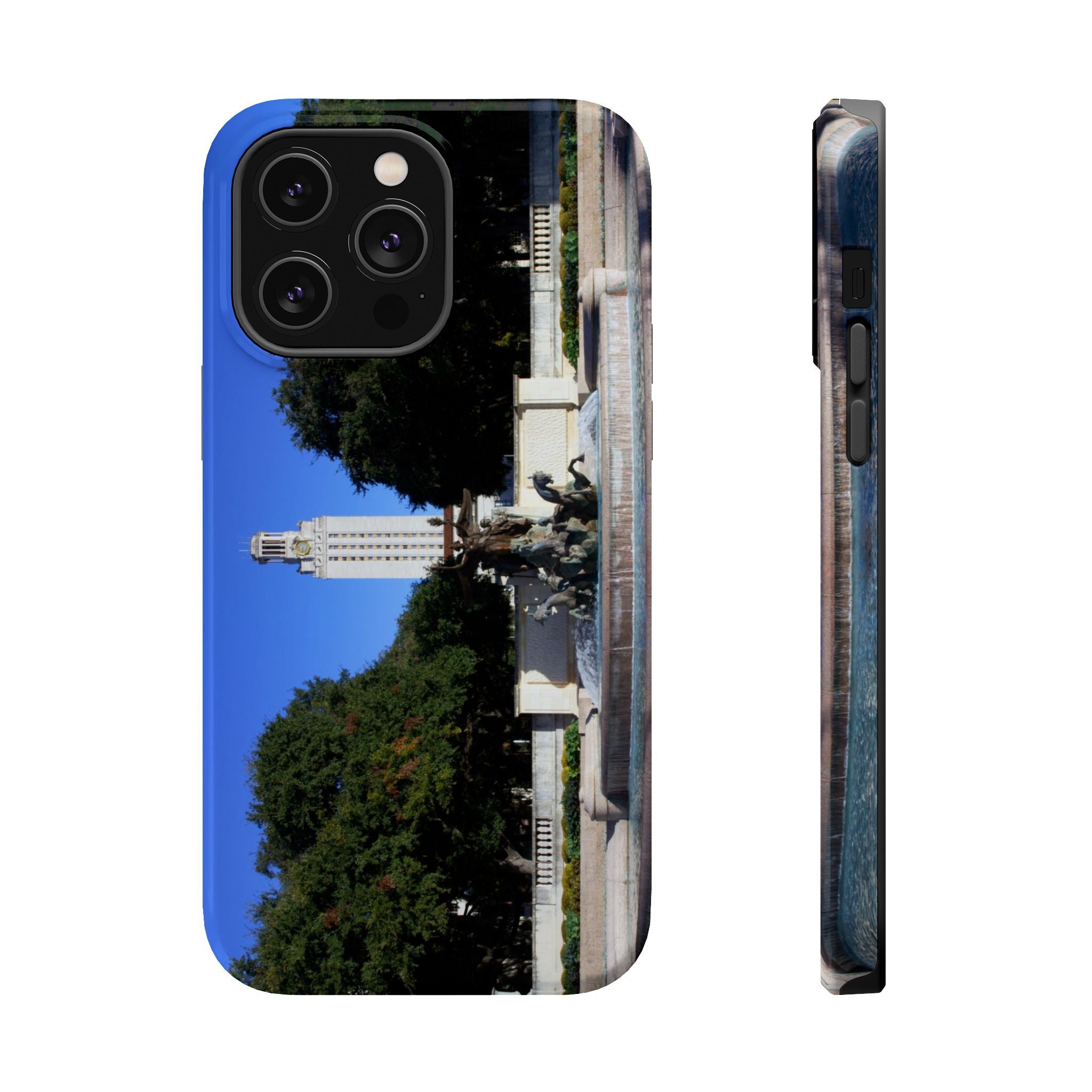 Iphone MagSafe Case - Littlefield Fountain, Texas Longhorns - My Blu Horizon