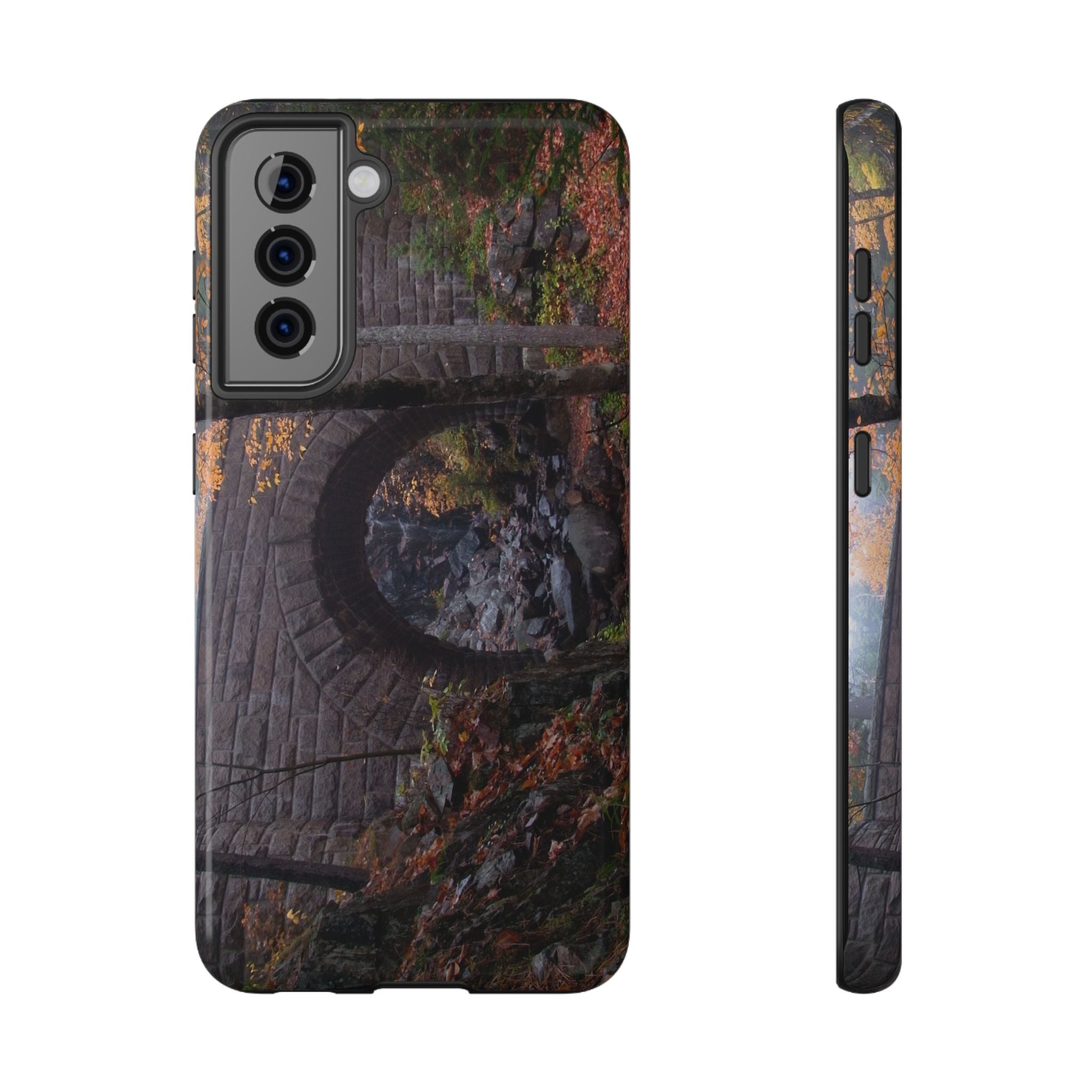Phone Case - Waterfall Bridge, Acadia - My Blu Horizon