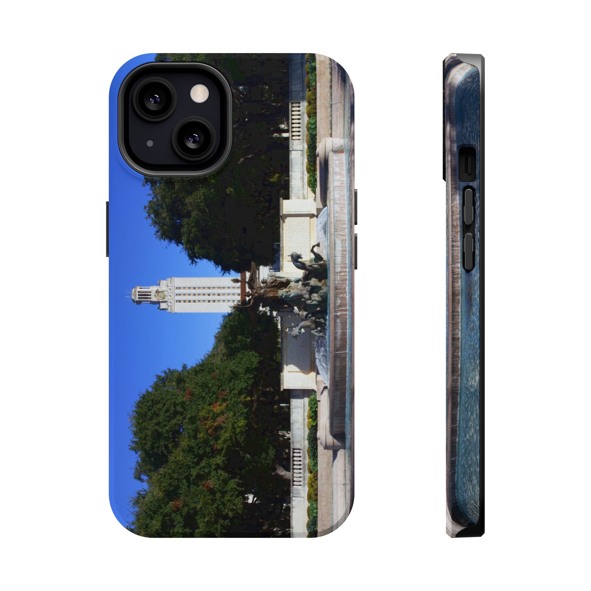 Iphone MagSafe Case - Littlefield Fountain, Texas Longhorns - My Blu Horizon