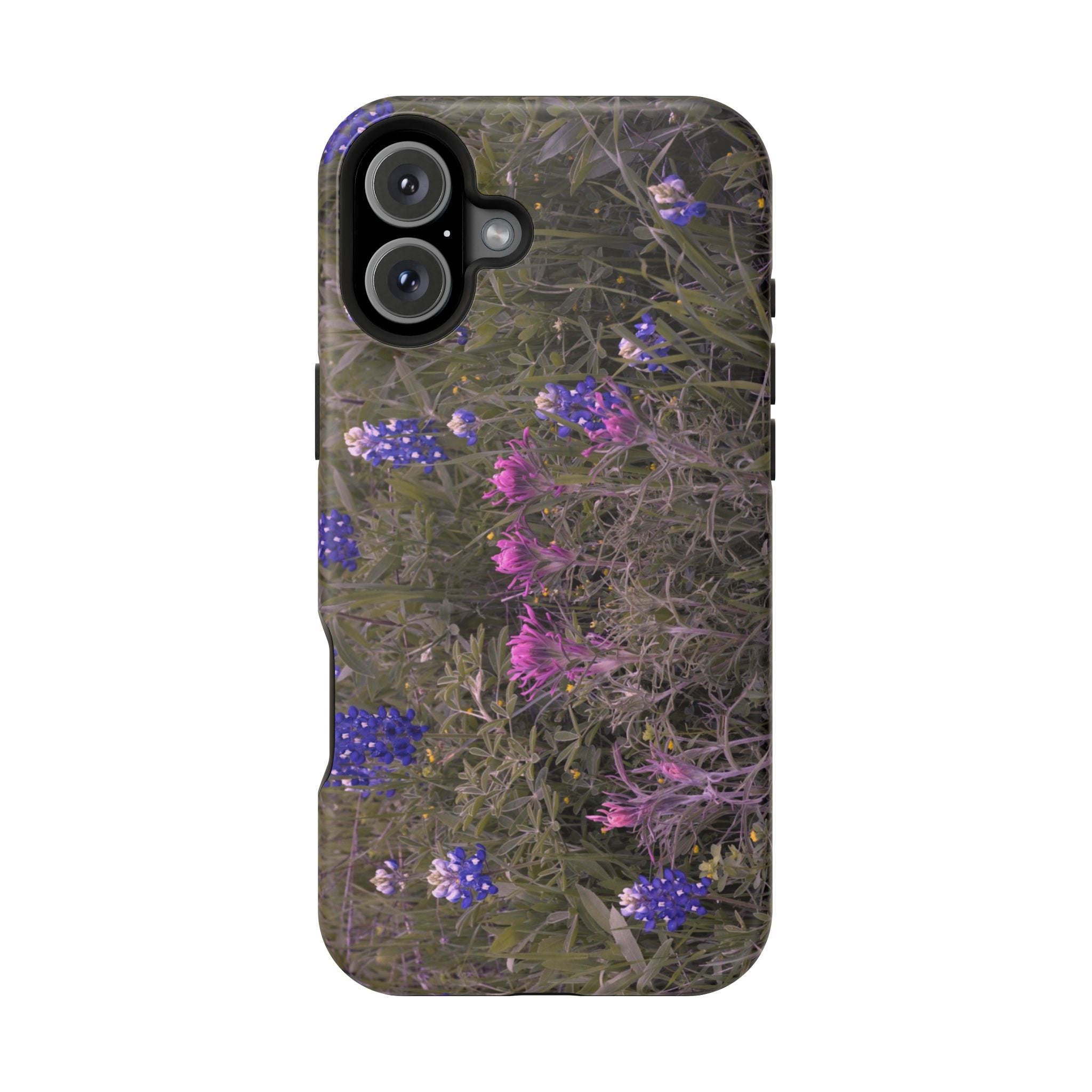 Phone Case - Texas Icons, Bluebonnets and Paintbrushes - My Blu Horizon