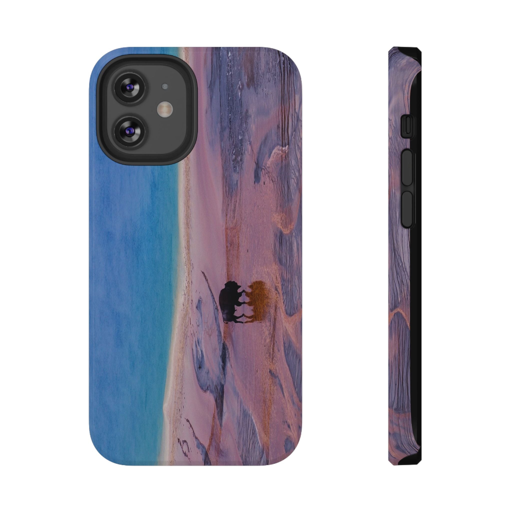 Phone Case - Bison and Grand Prismatic Spring, Yellowstone - My Blu Horizon
