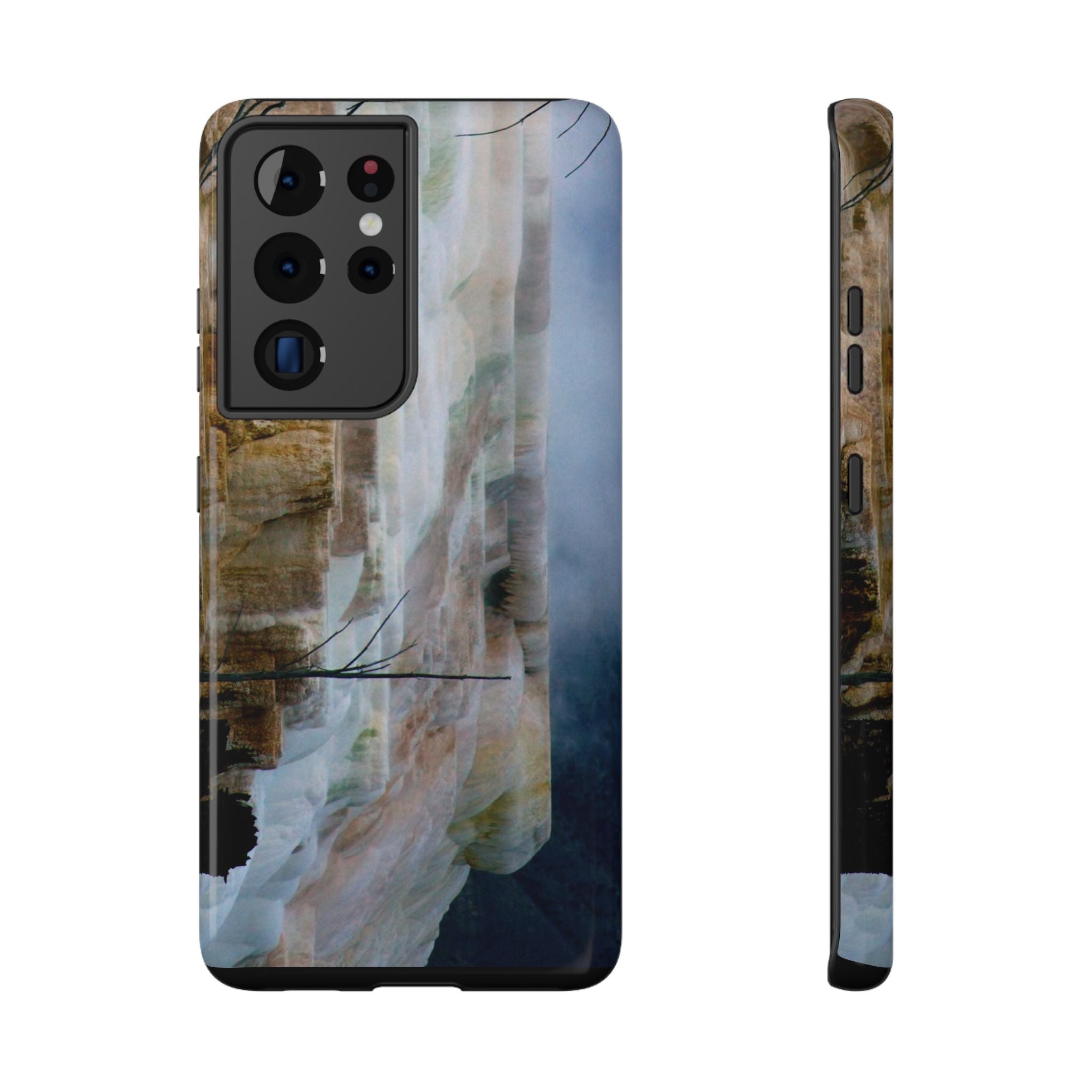 Phone Case - Mammoth Hot Springs Yellowstone - My Blu Horizon