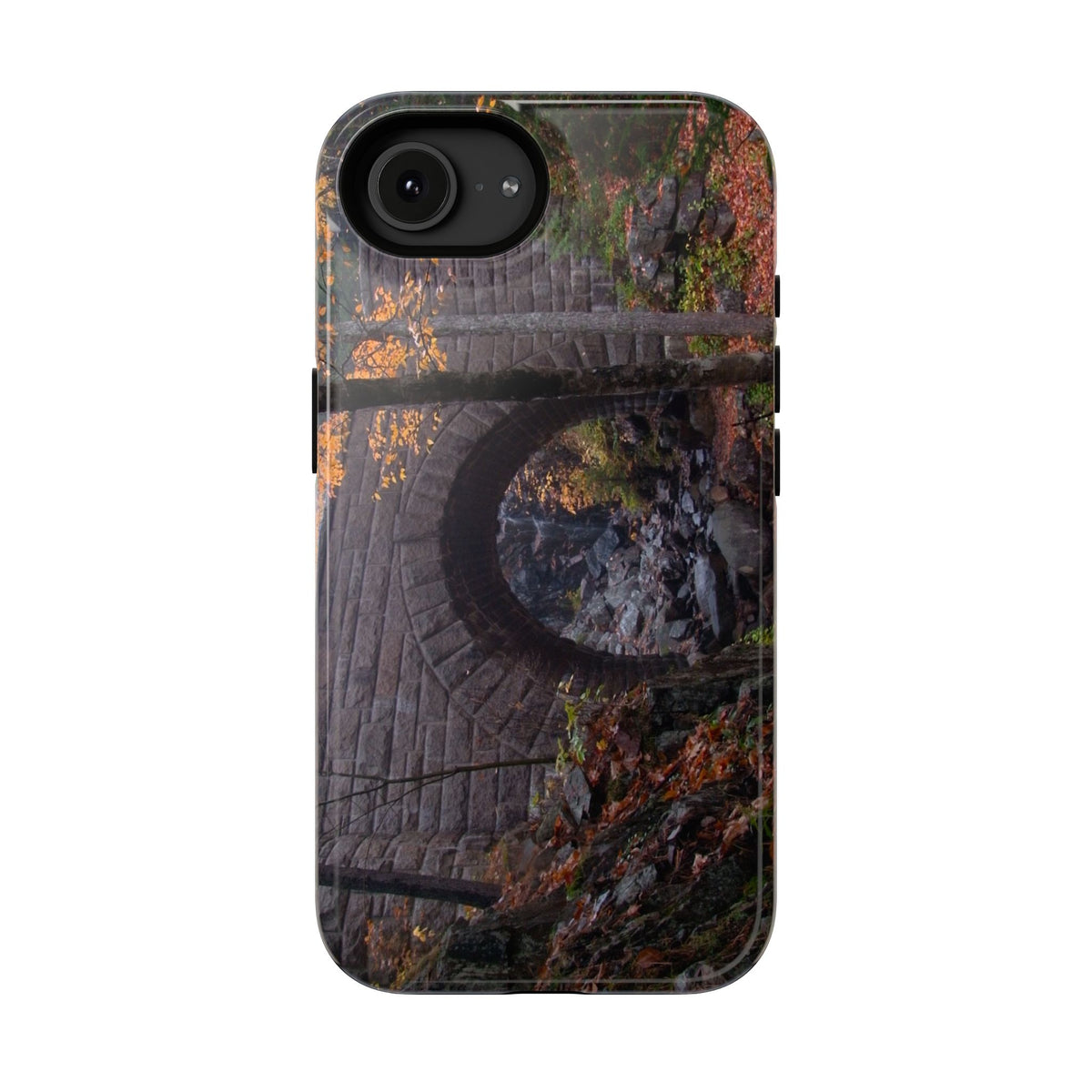 Phone Case  | Waterfall Bridge Fall | Acadia National Park | My Blu Horizon