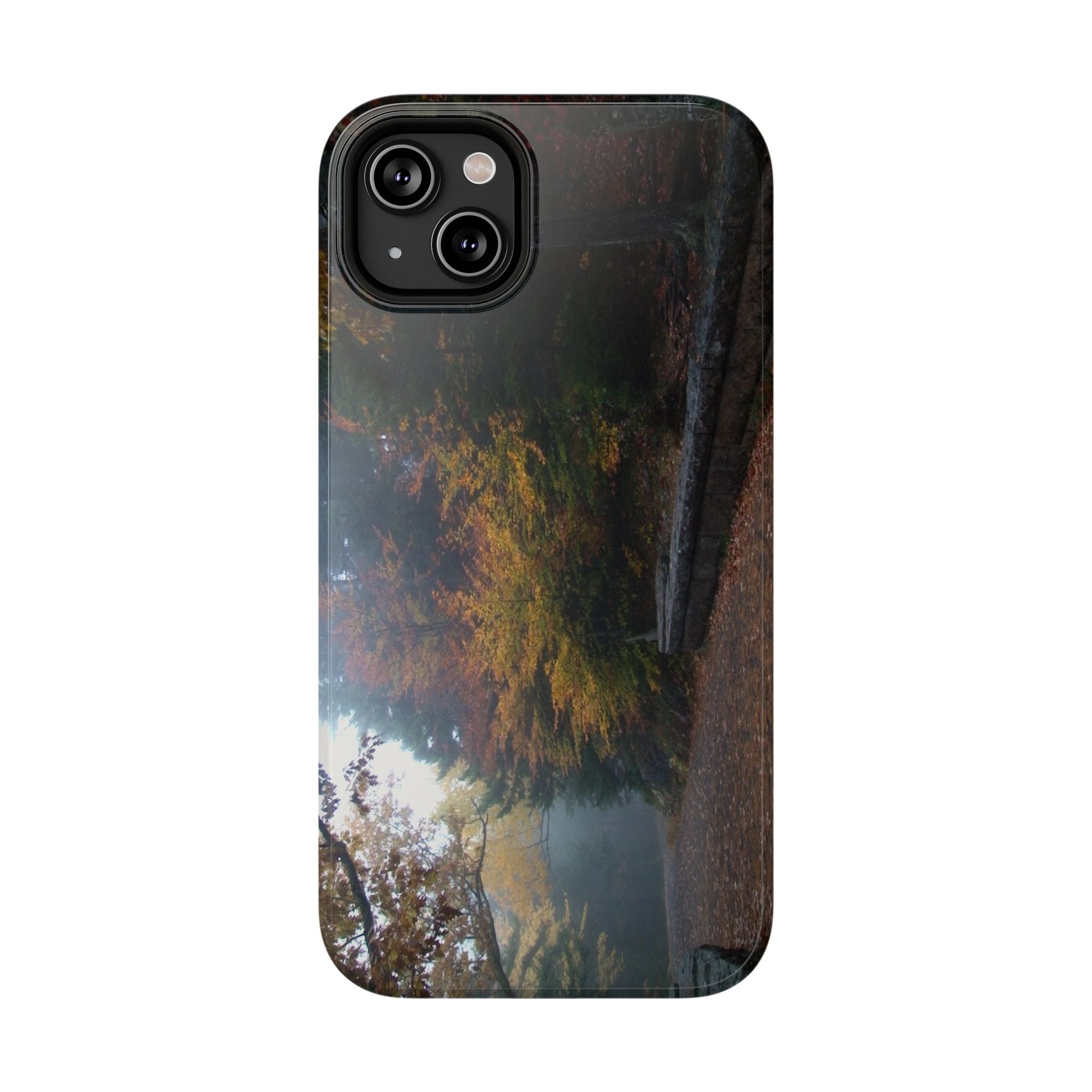 Phone Case | Waterfall Bridge Carriage Road View | Acadia National Park | My Blu Horizon