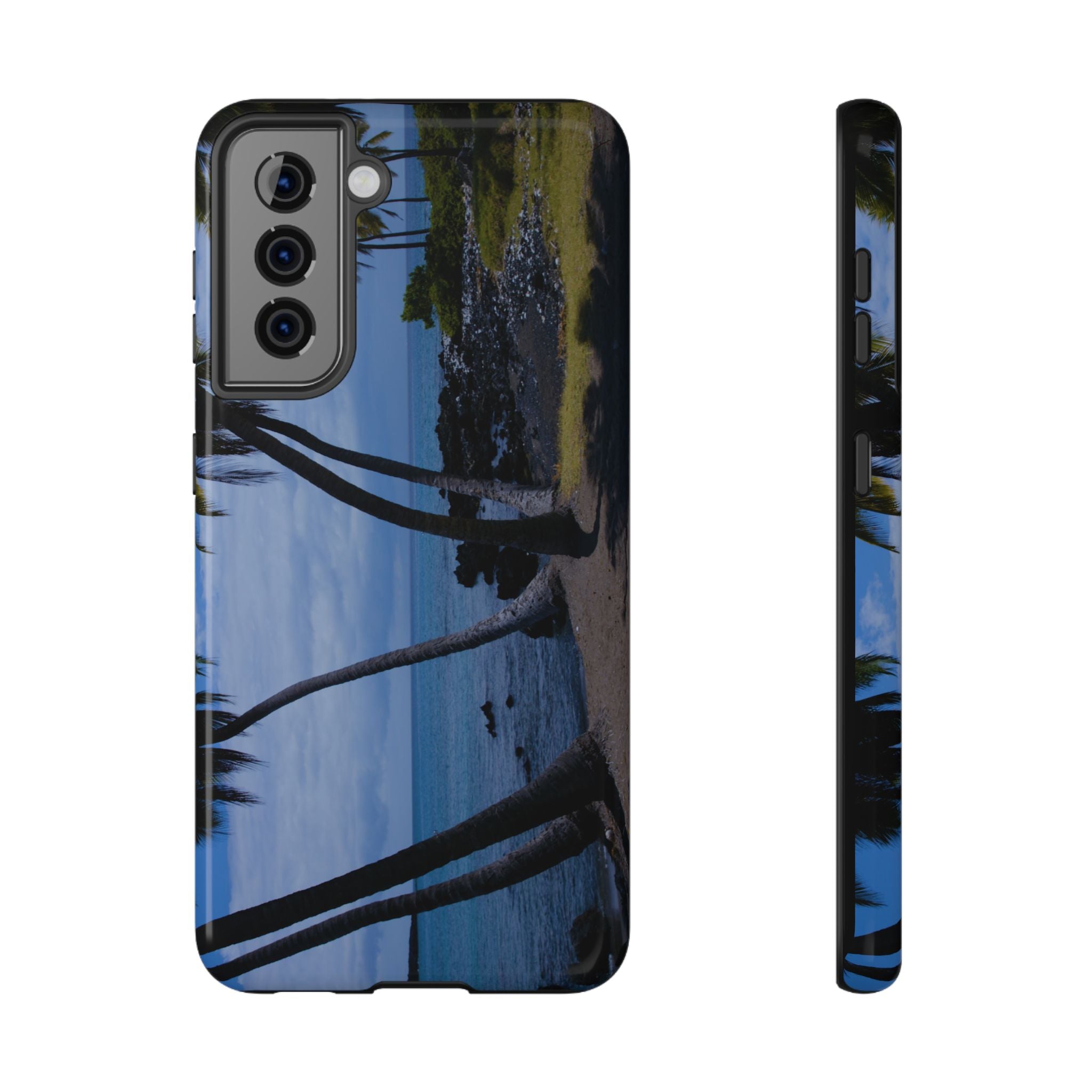 Phone Case - Hawaiian Beach and Palm Trees - My Blu Horizon