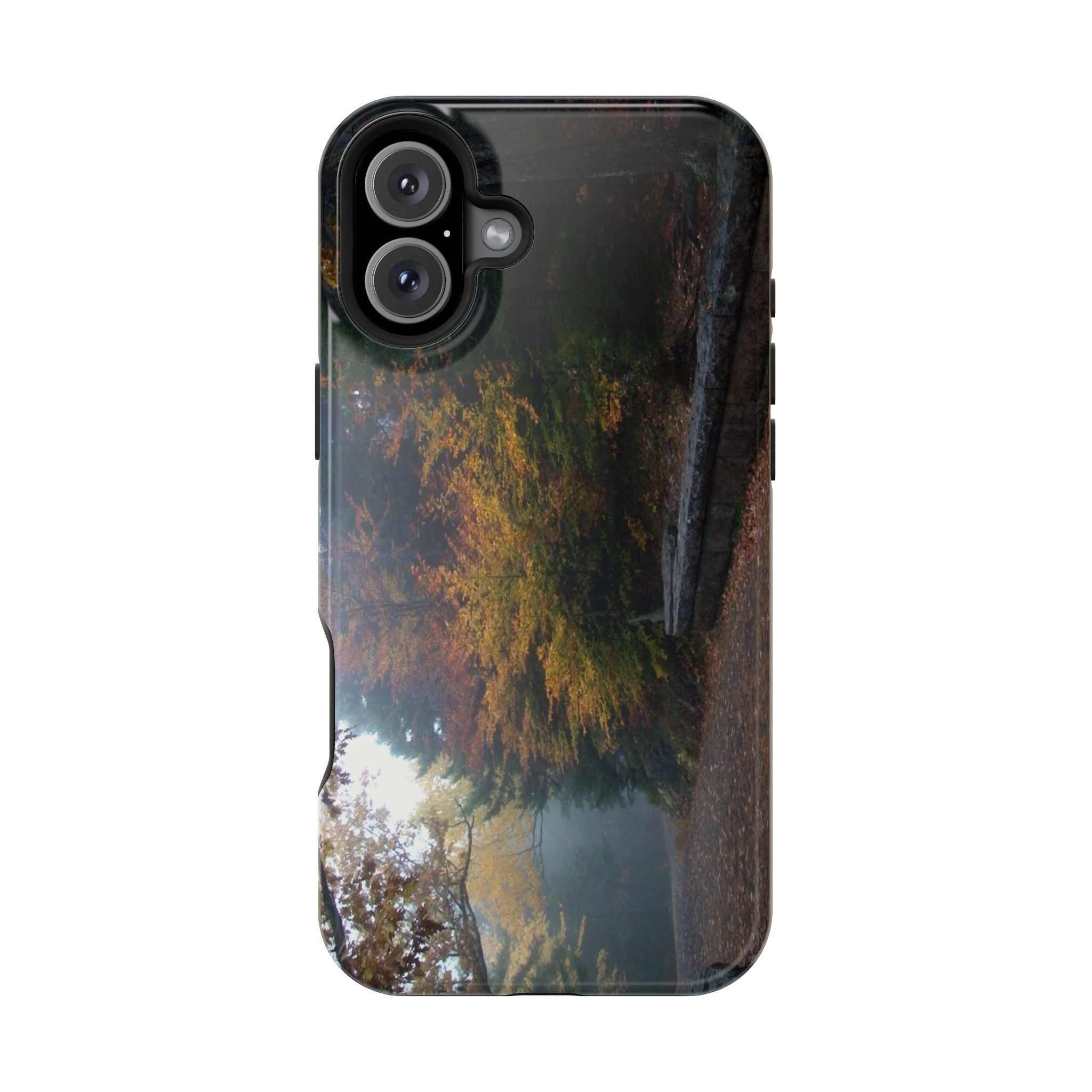 iPhone MagSafe Case | Waterfall Bridge Carriage Road | Acadia National Park | My Blu Horizon