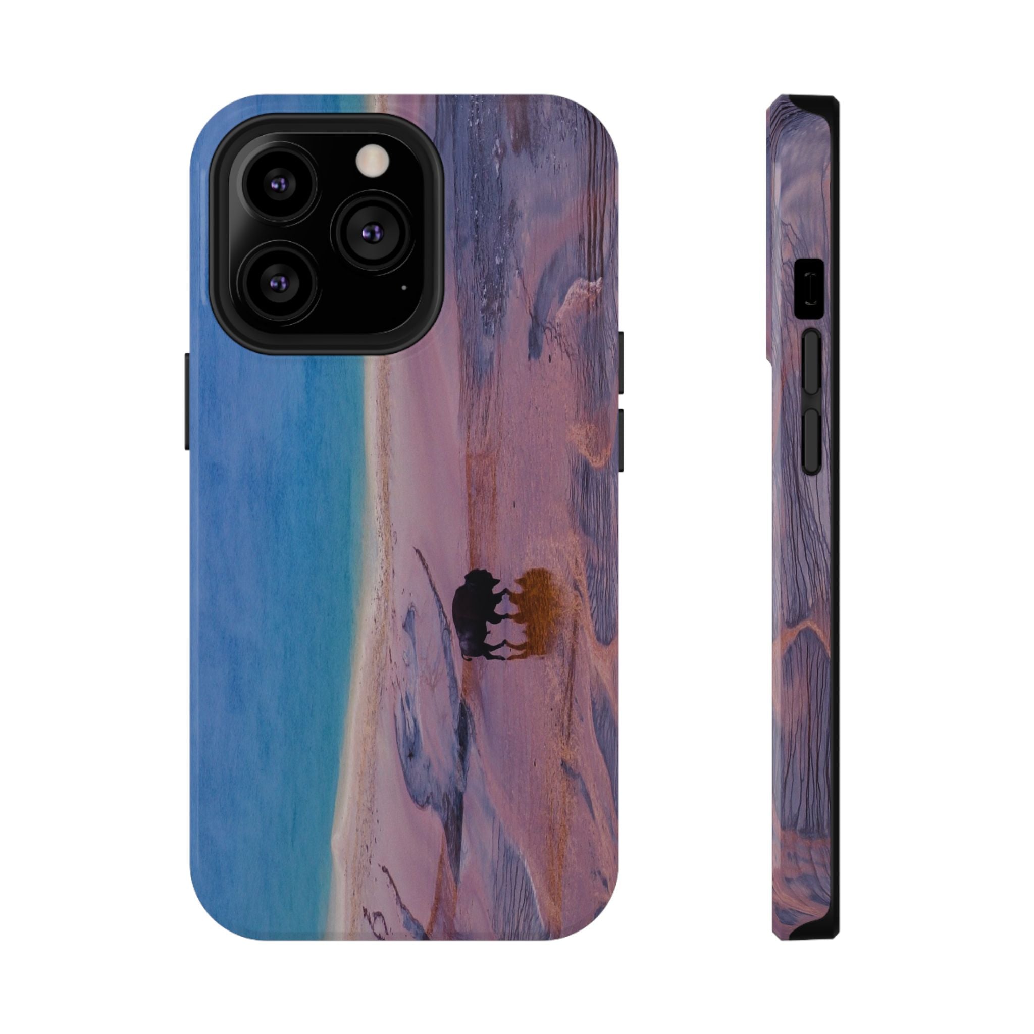 Phone Case - Bison and Grand Prismatic Spring, Yellowstone - My Blu Horizon
