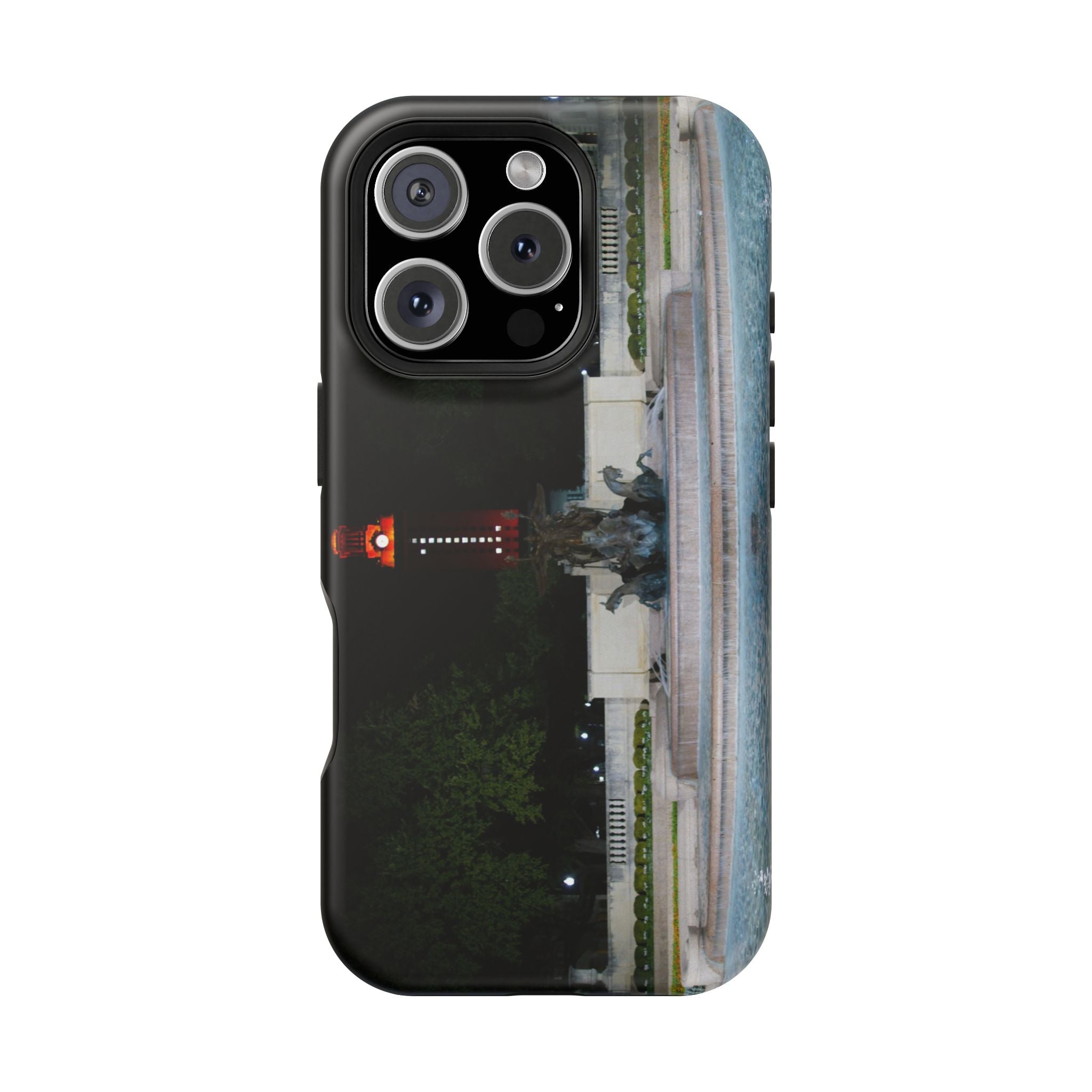 Phone Case - Littlefield Fountain, University of Texas - My Blu Horizon