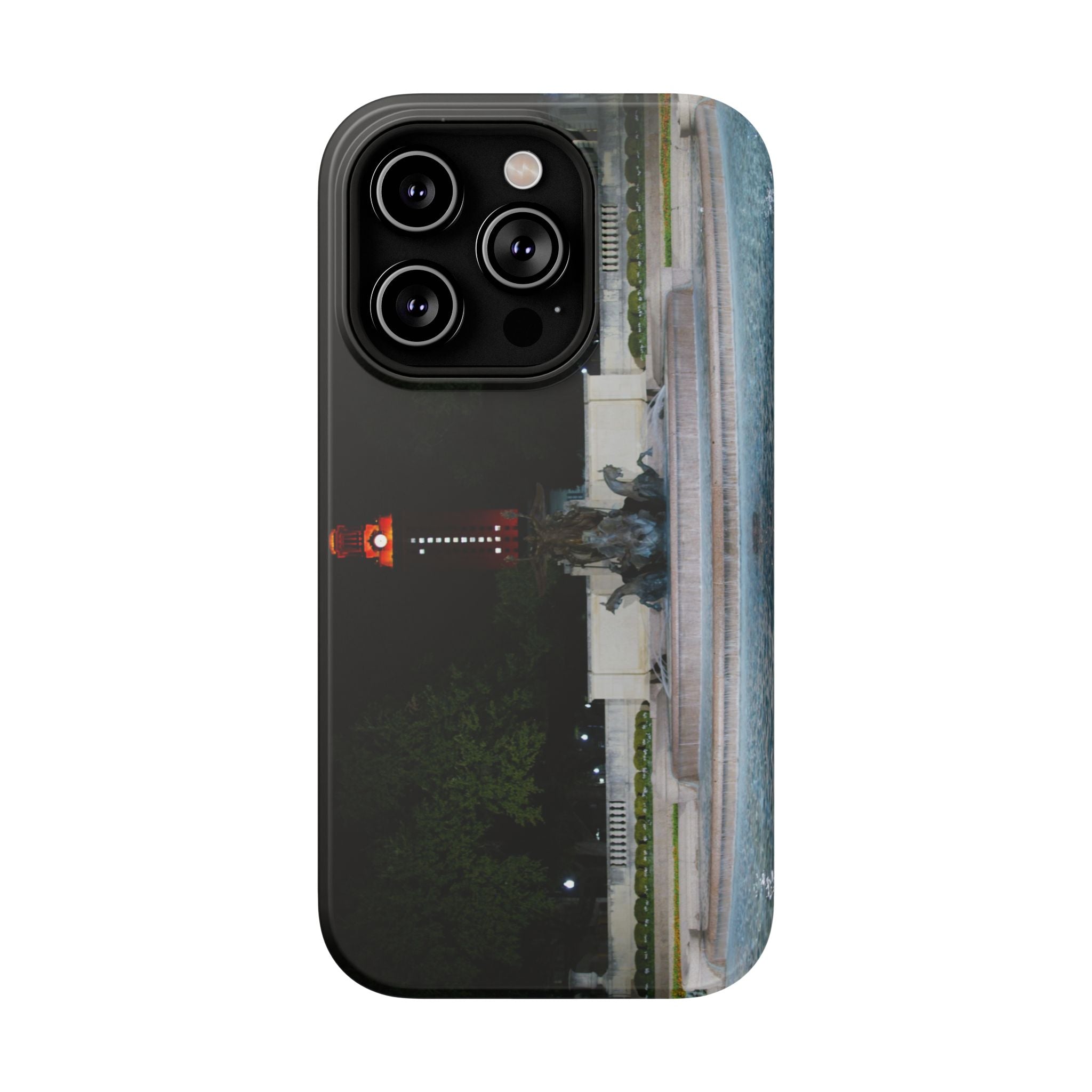Phone Case - Littlefield Fountain, University of Texas - My Blu Horizon