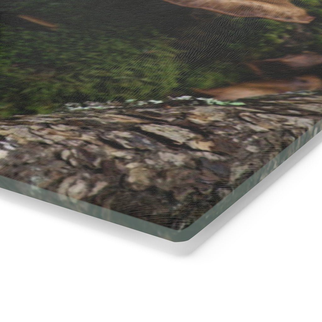 Tempered Glass Cutting Board - Acadia Flora, Acadia National Park - My Blu Horizon