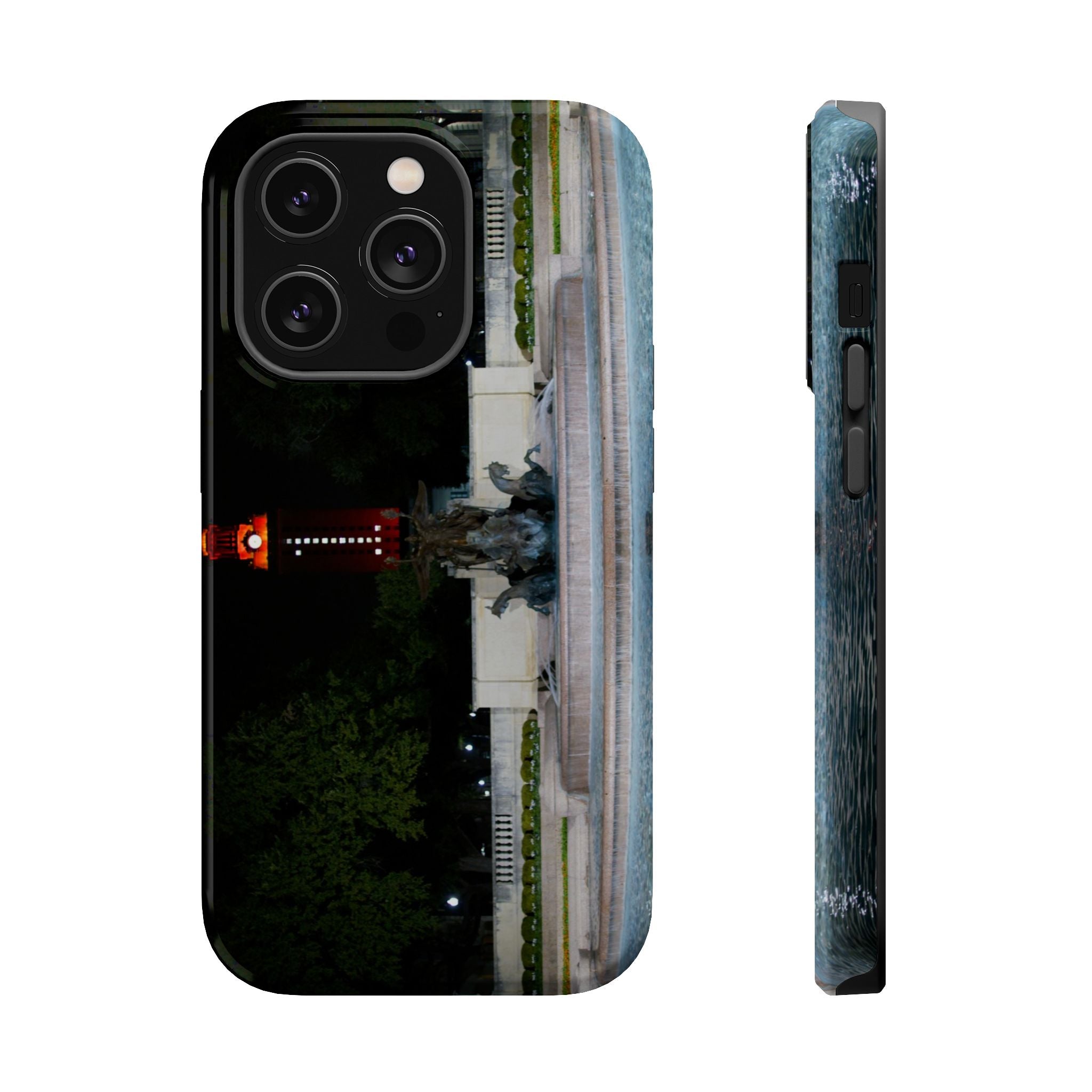 Iphone MagSafe Case - Littlefield Fountain, Texas Longhorns - My Blu Horizon