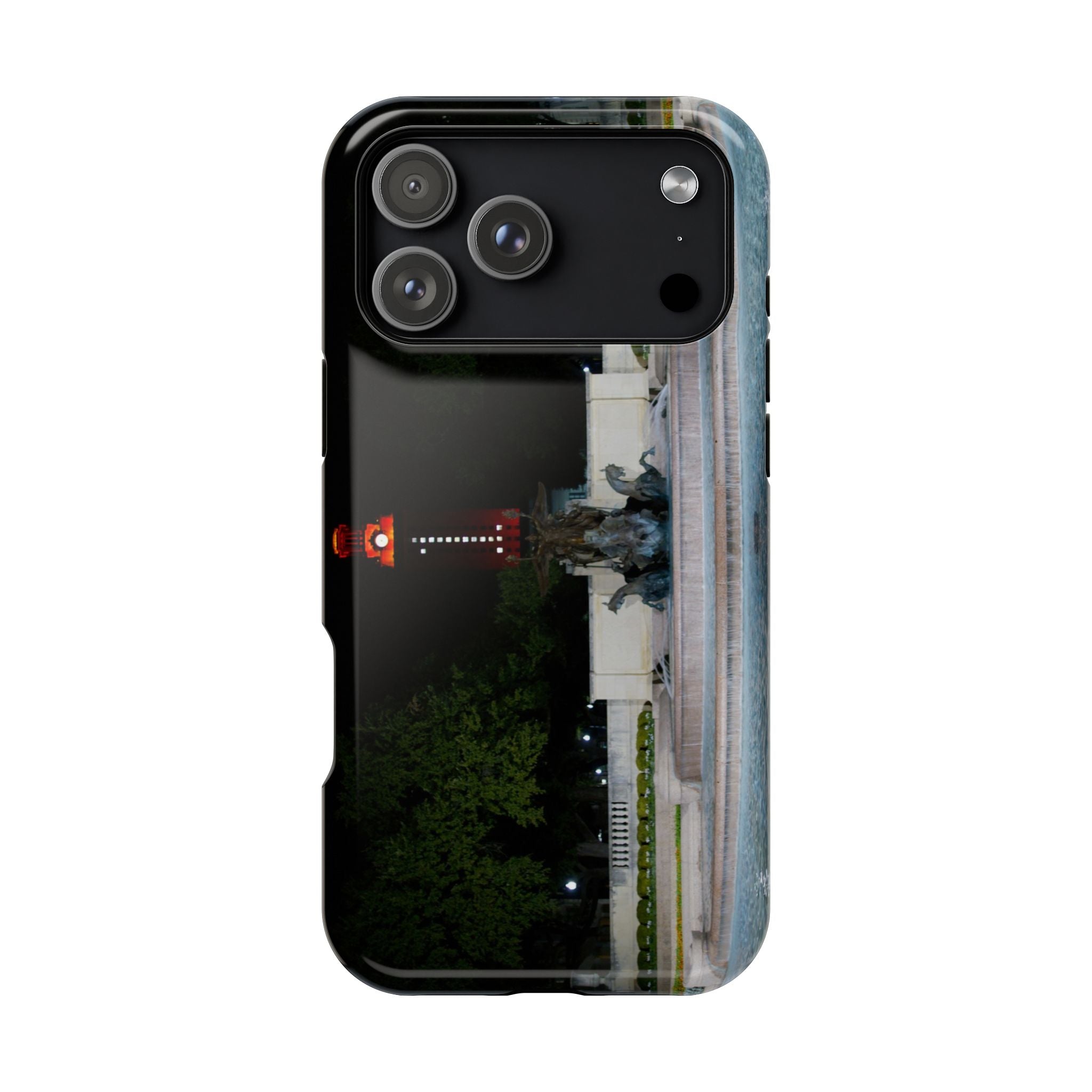 Iphone MagSafe Case - Littlefield Fountain, Texas Longhorns - My Blu Horizon