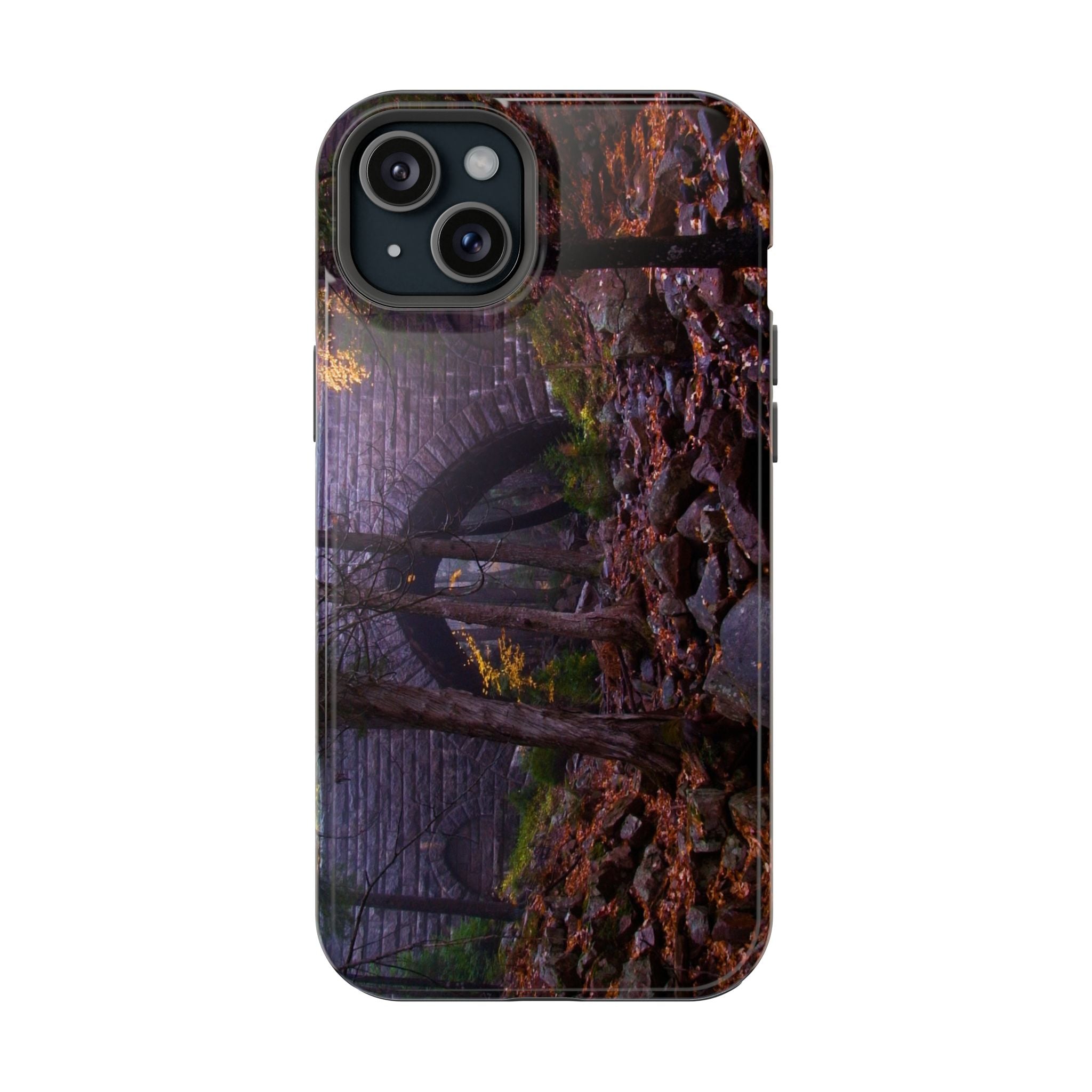 Iphone MagSafe Case - Hemlock Bridge Leaf Peeping, Acadia  - My Blu Horizon