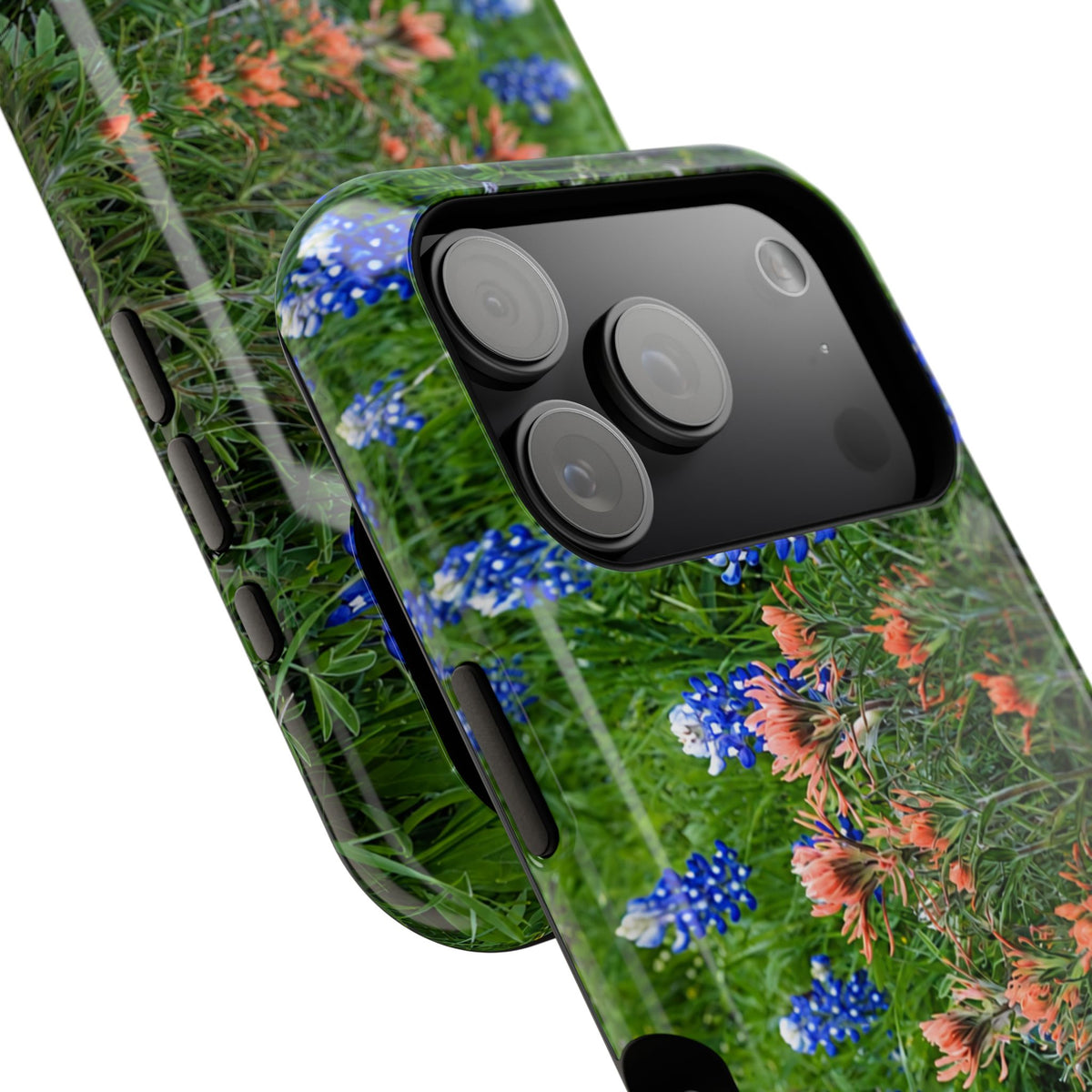 iPhone MagSafe Case | Texas Bluebonnets and Peach Indian Paintbrushes | My Blu Horizon