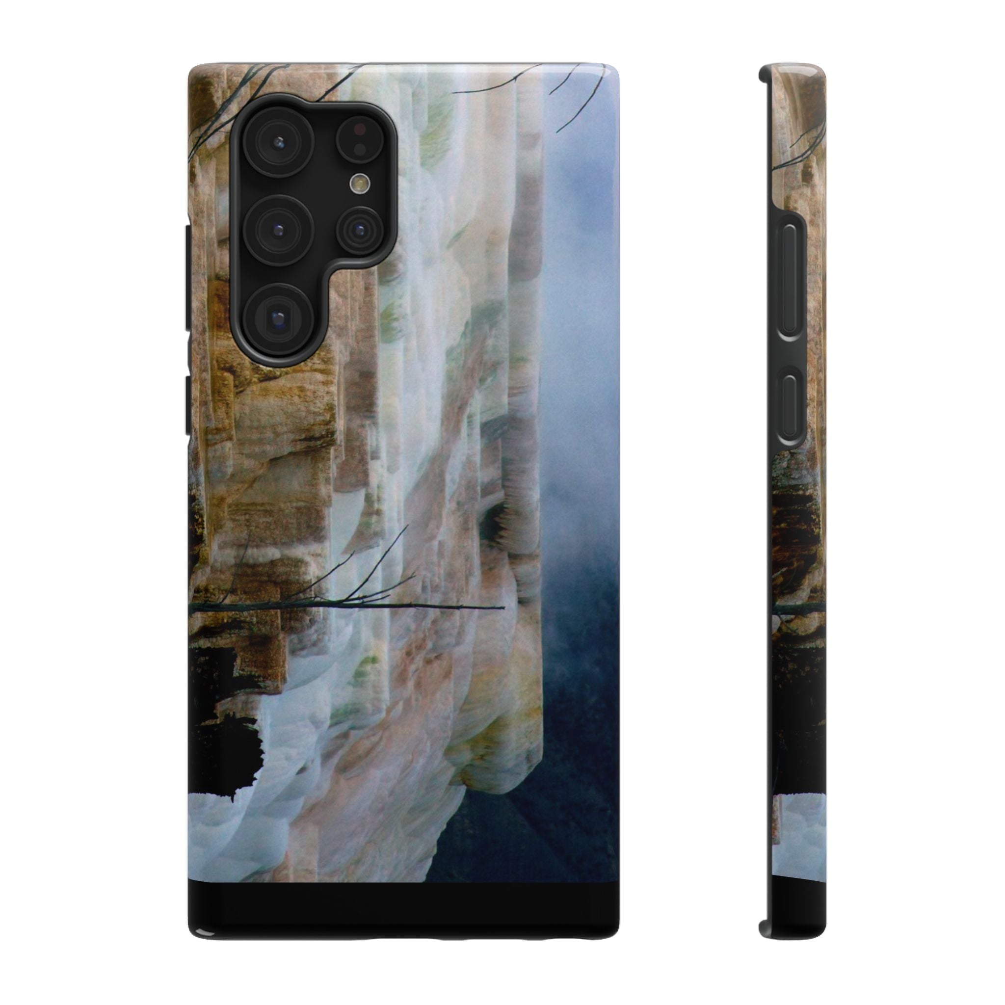 Phone Case - Mammoth Hot Springs Yellowstone - My Blu Horizon