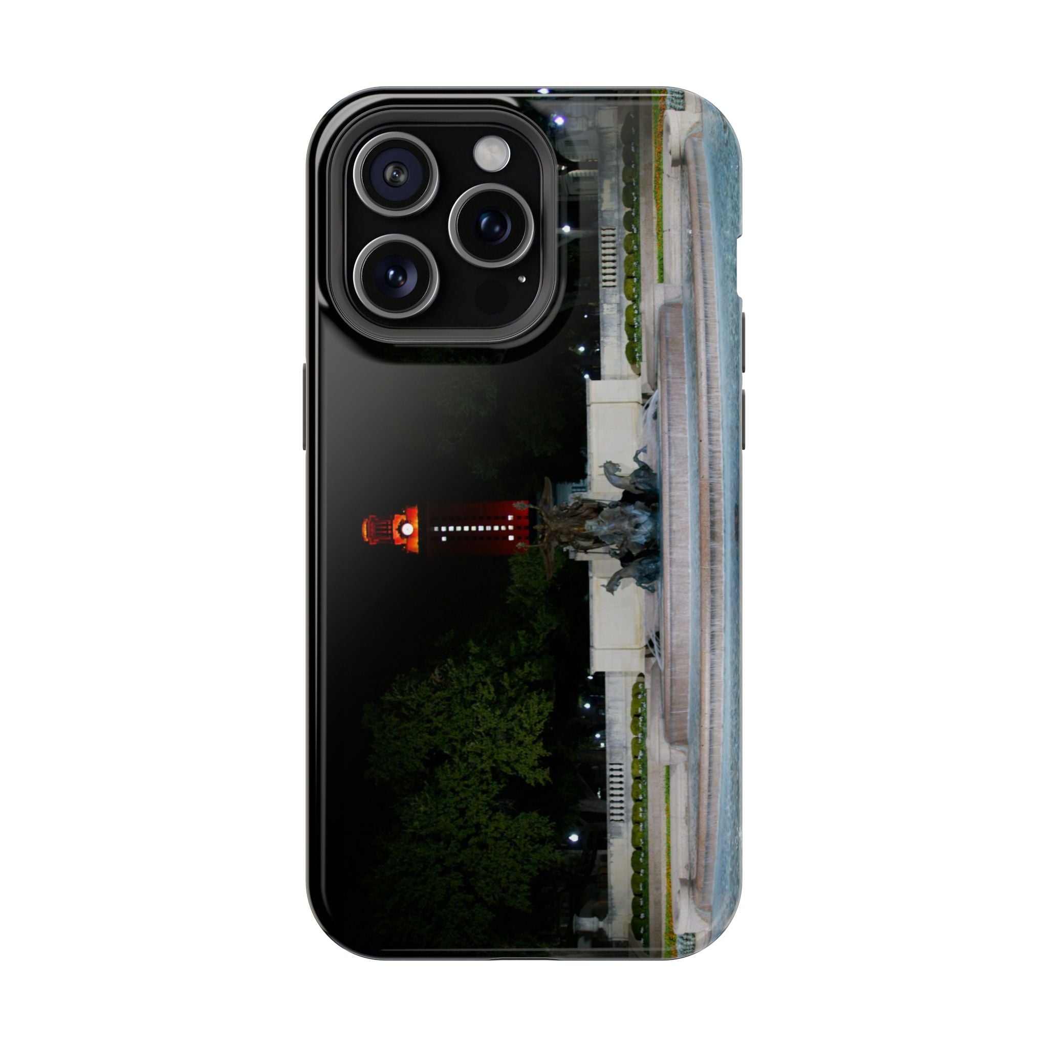 Iphone MagSafe Case - Littlefield Fountain, Texas Longhorns - My Blu Horizon
