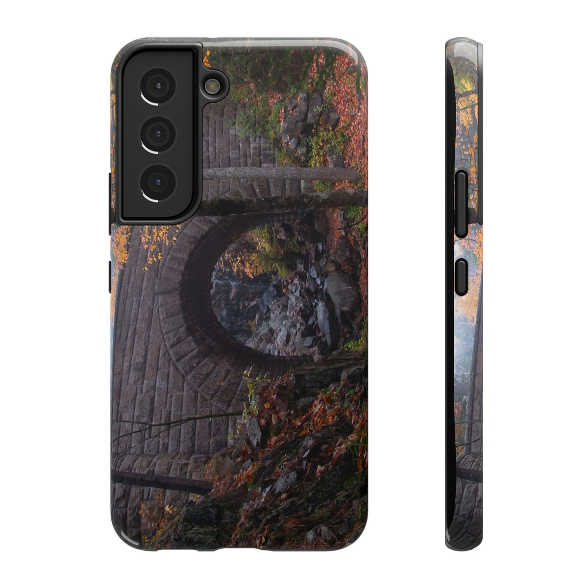 Phone Case  | Waterfall Bridge Fall | Acadia National Park | My Blu Horizon