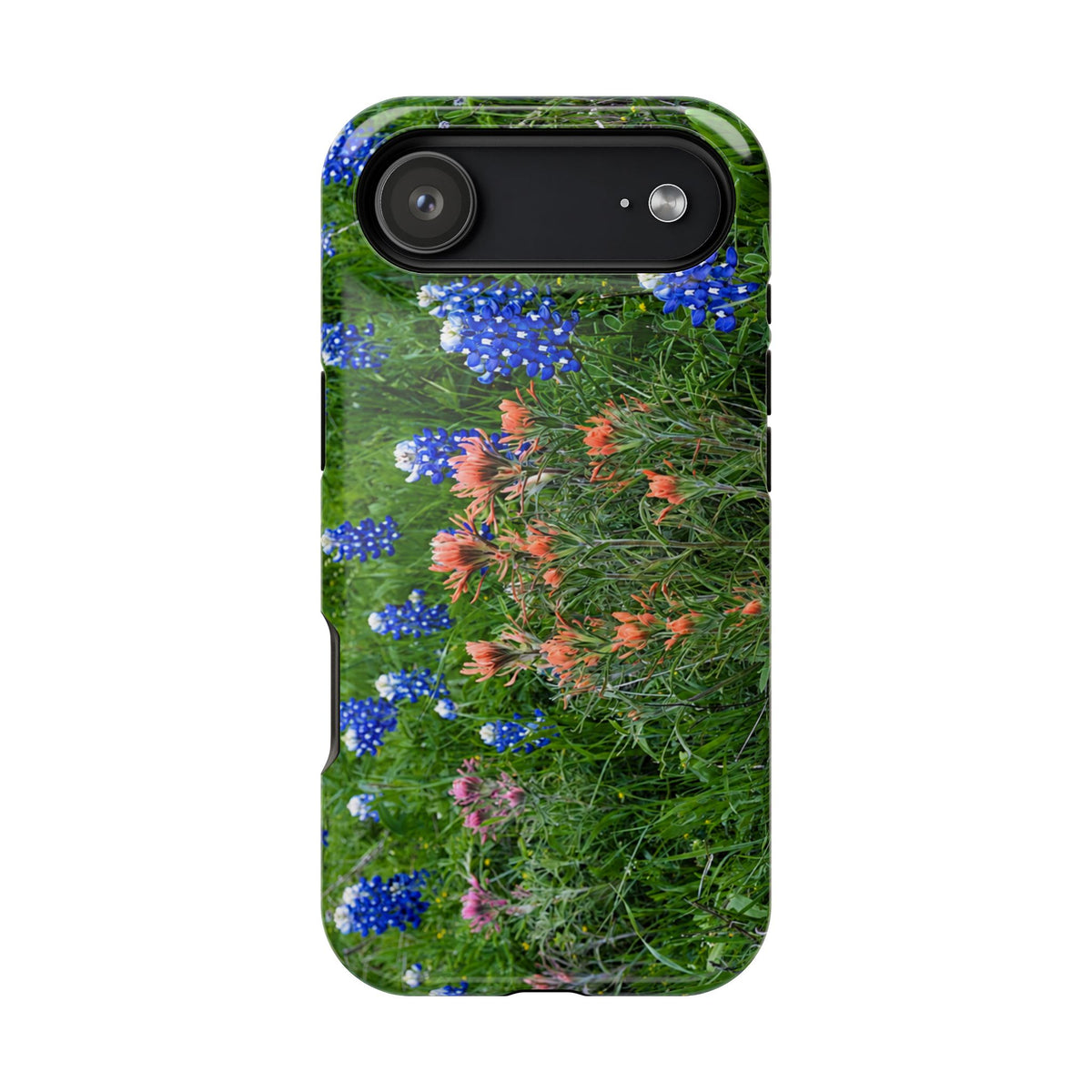 iPhone MagSafe Case | Texas Bluebonnets and Peach Indian Paintbrushes | My Blu Horizon