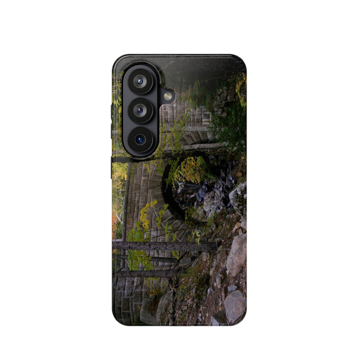 Phone Case | Waterfall Bridge Summer | Acadia National Park | My Blu Horizon