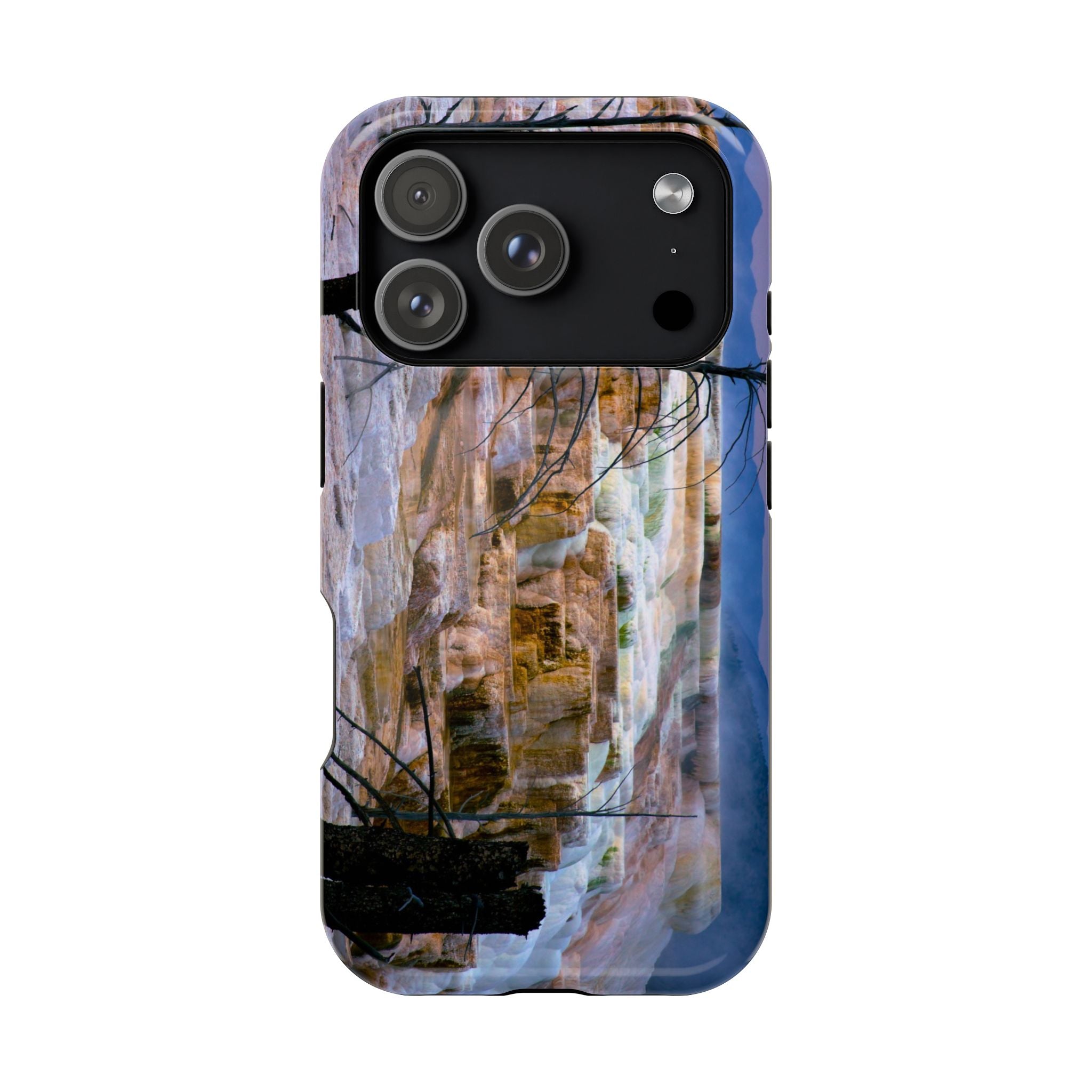 Phone Case - Mammoth Hot Springs Yellowstone - My Blu Horizon