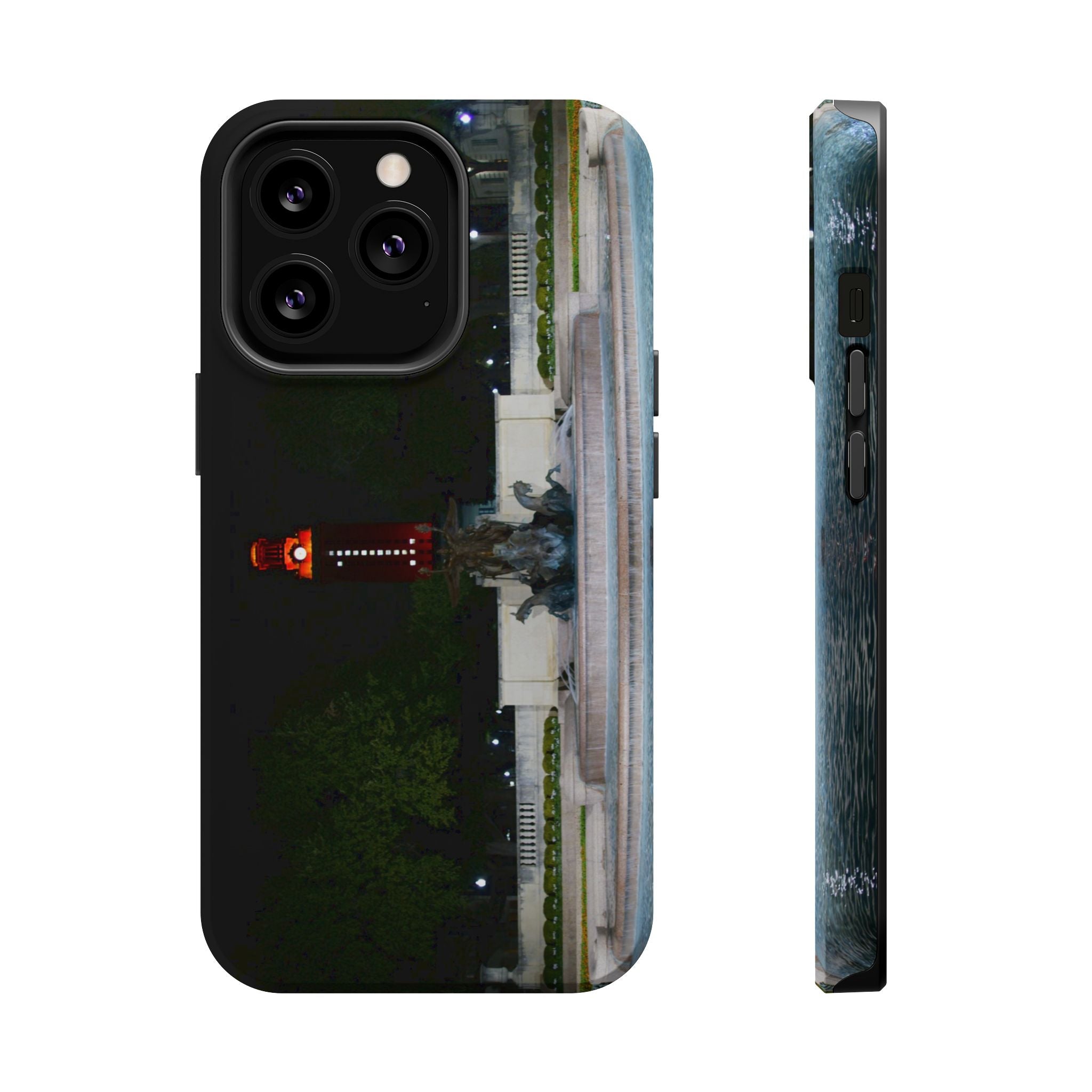 Iphone MagSafe Case - Littlefield Fountain, Texas Longhorns - My Blu Horizon
