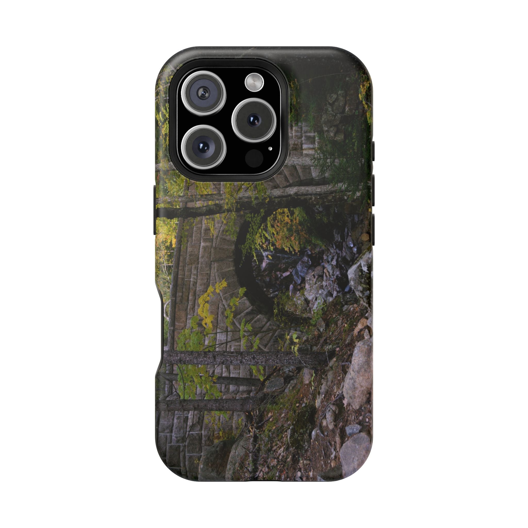 Phone Case | Waterfall Bridge Summer | Acadia National Park | My Blu Horizon