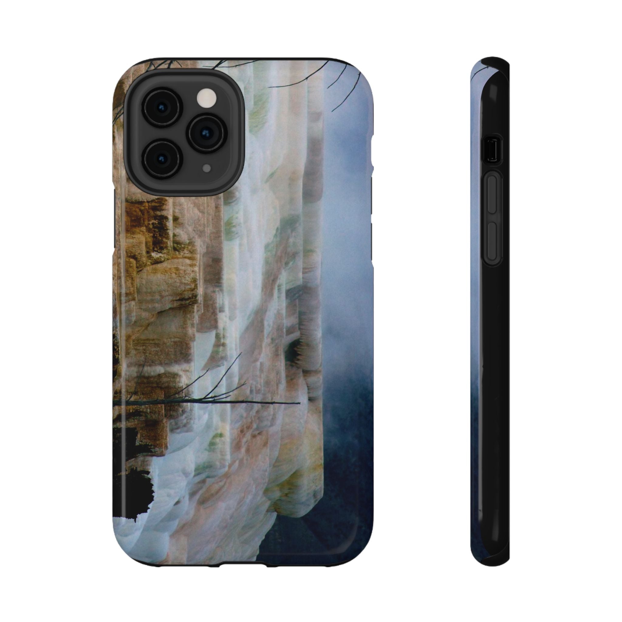 Phone Case - Mammoth Hot Springs Yellowstone - My Blu Horizon