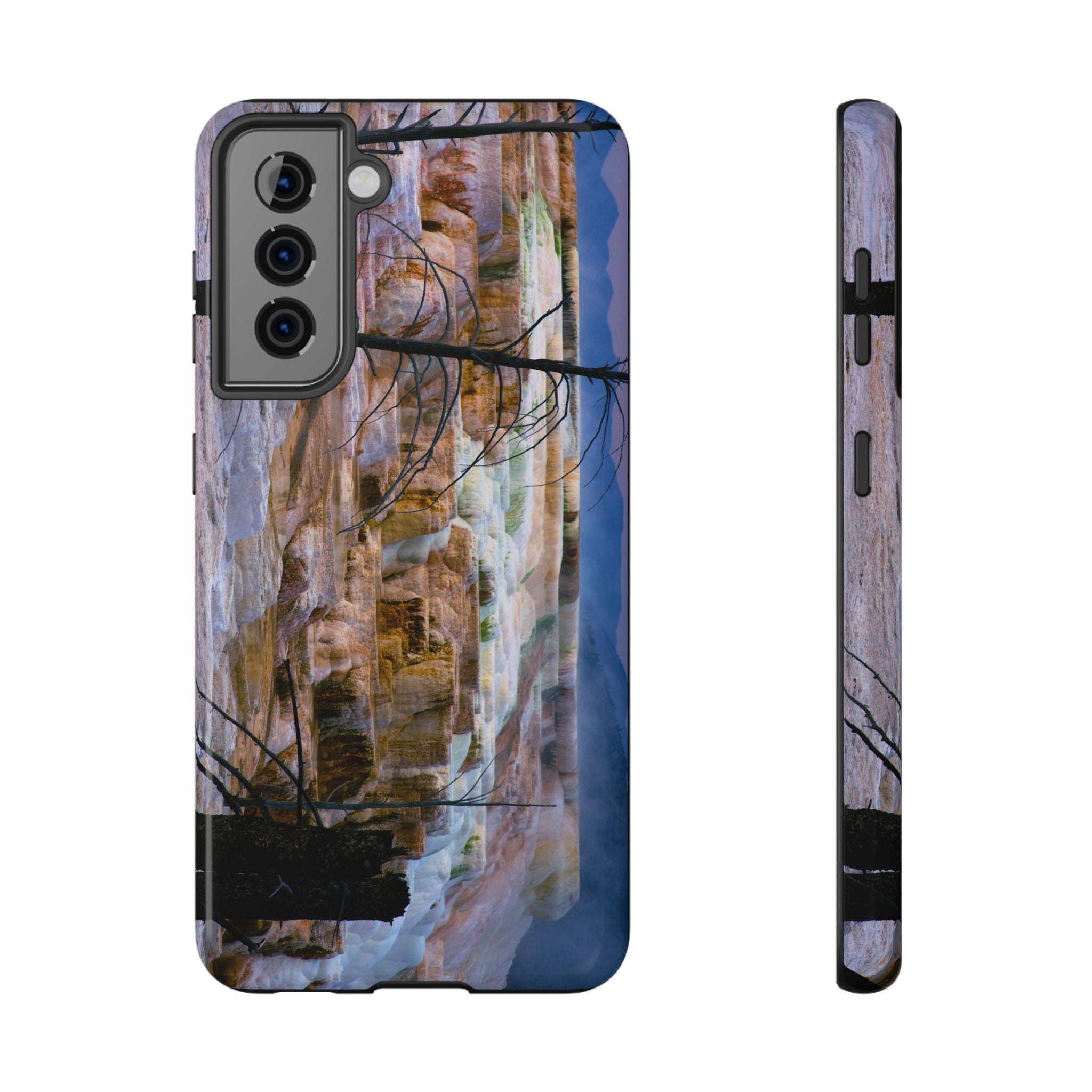Phone Case - Mammoth Hot Springs Yellowstone - My Blu Horizon