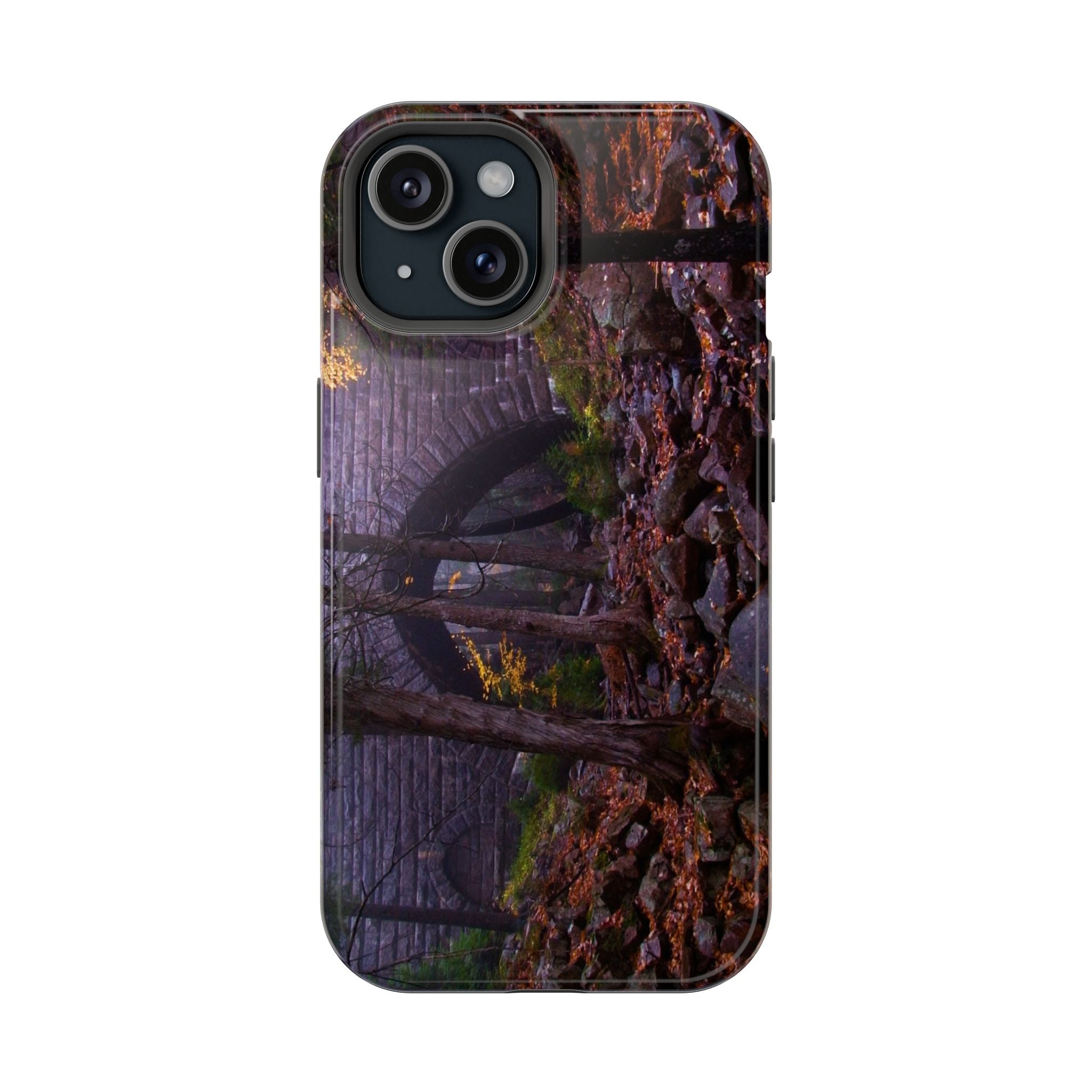 Iphone MagSafe Case - Hemlock Bridge Leaf Peeping, Acadia  - My Blu Horizon