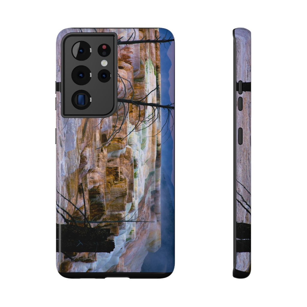 Phone Case - Mammoth Hot Springs Yellowstone - My Blu Horizon