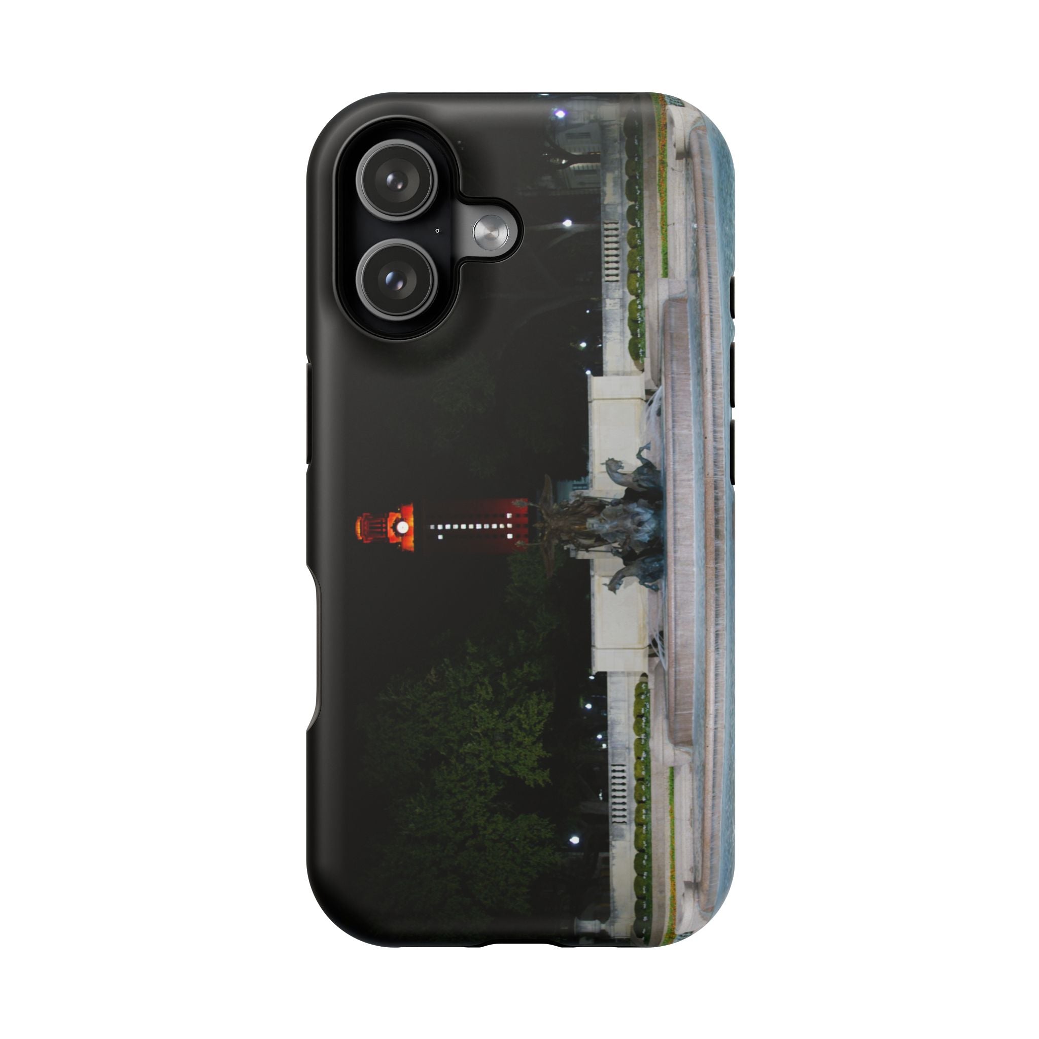 Iphone MagSafe Case - Littlefield Fountain, Texas Longhorns - My Blu Horizon