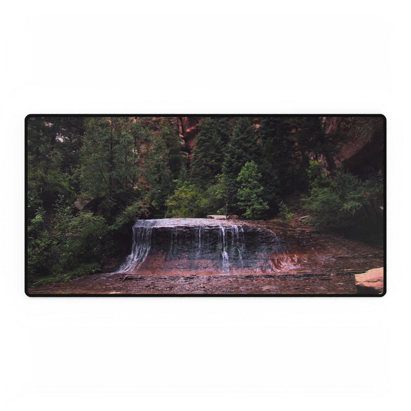 Premium Mouse Pad or  Desk Mat | Arch Angel Cascades | Zion National Park | My Blu Horizon
