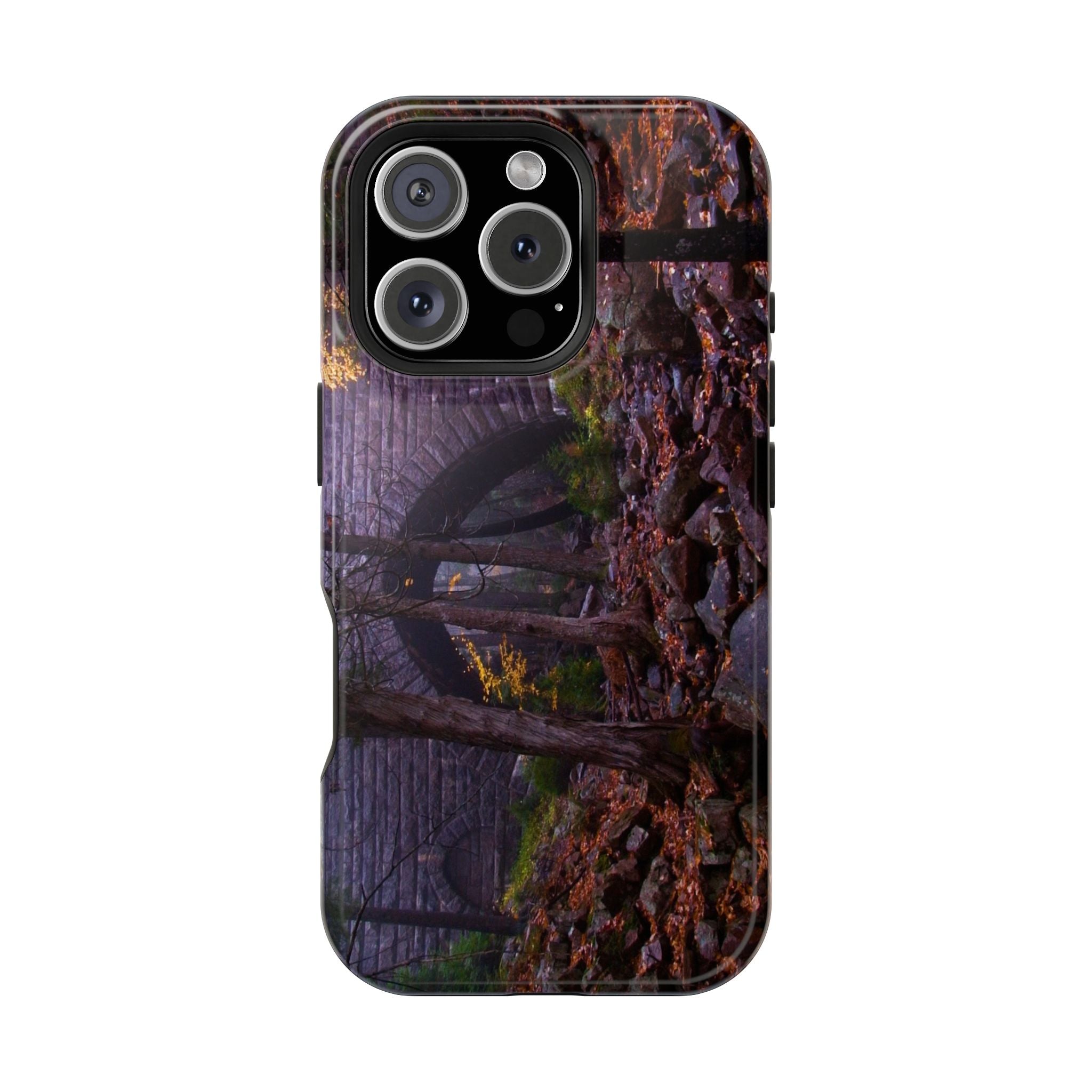 Iphone MagSafe Case - Hemlock Bridge Leaf Peeping, Acadia  - My Blu Horizon