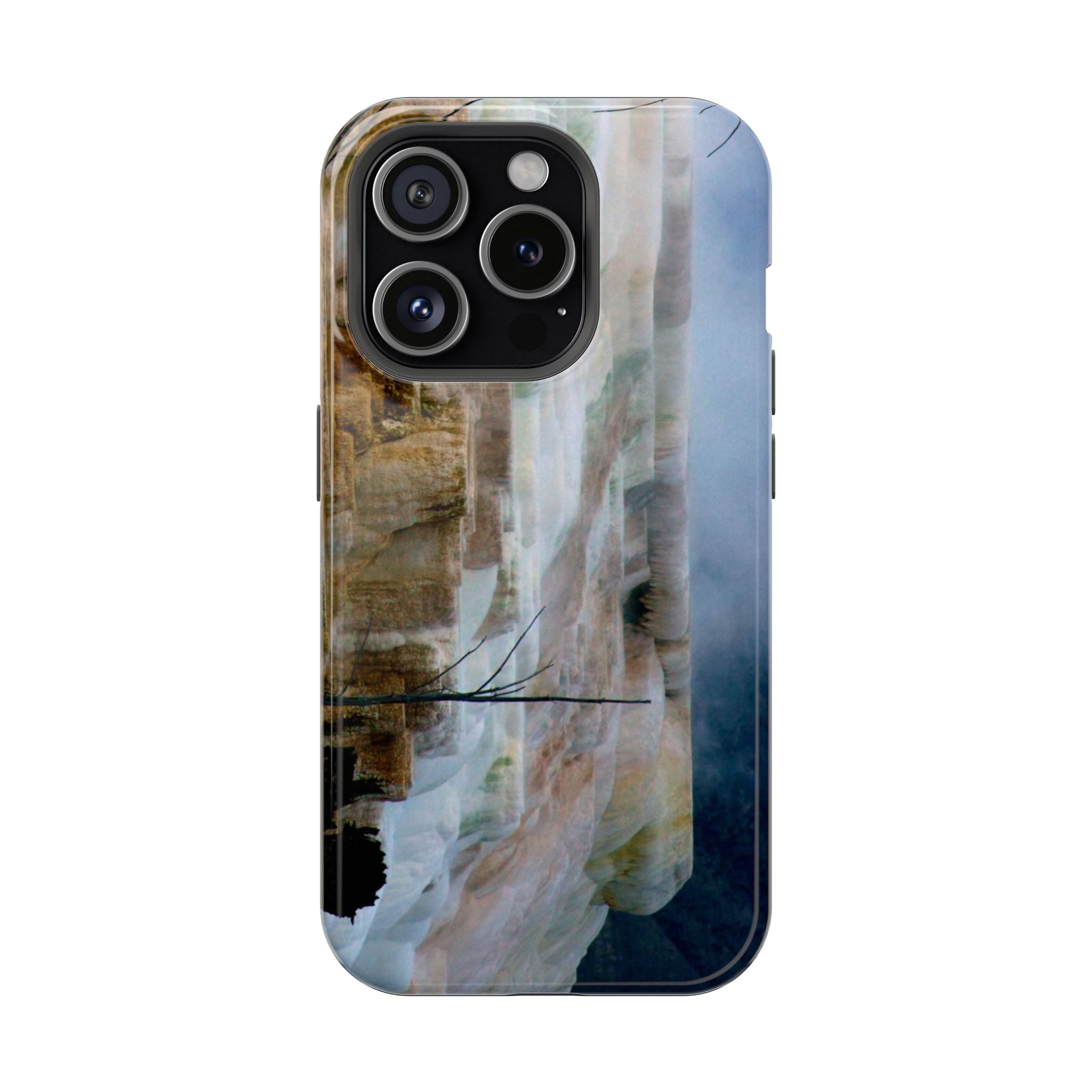Phone Case - Mammoth Hot Springs Yellowstone - My Blu Horizon