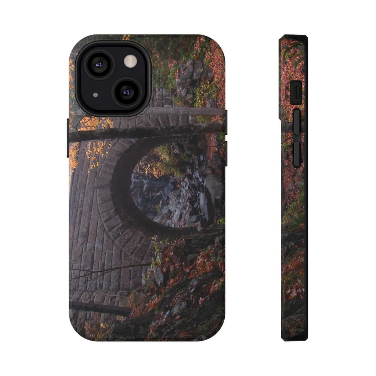 Phone Case  | Waterfall Bridge Fall | Acadia National Park | My Blu Horizon