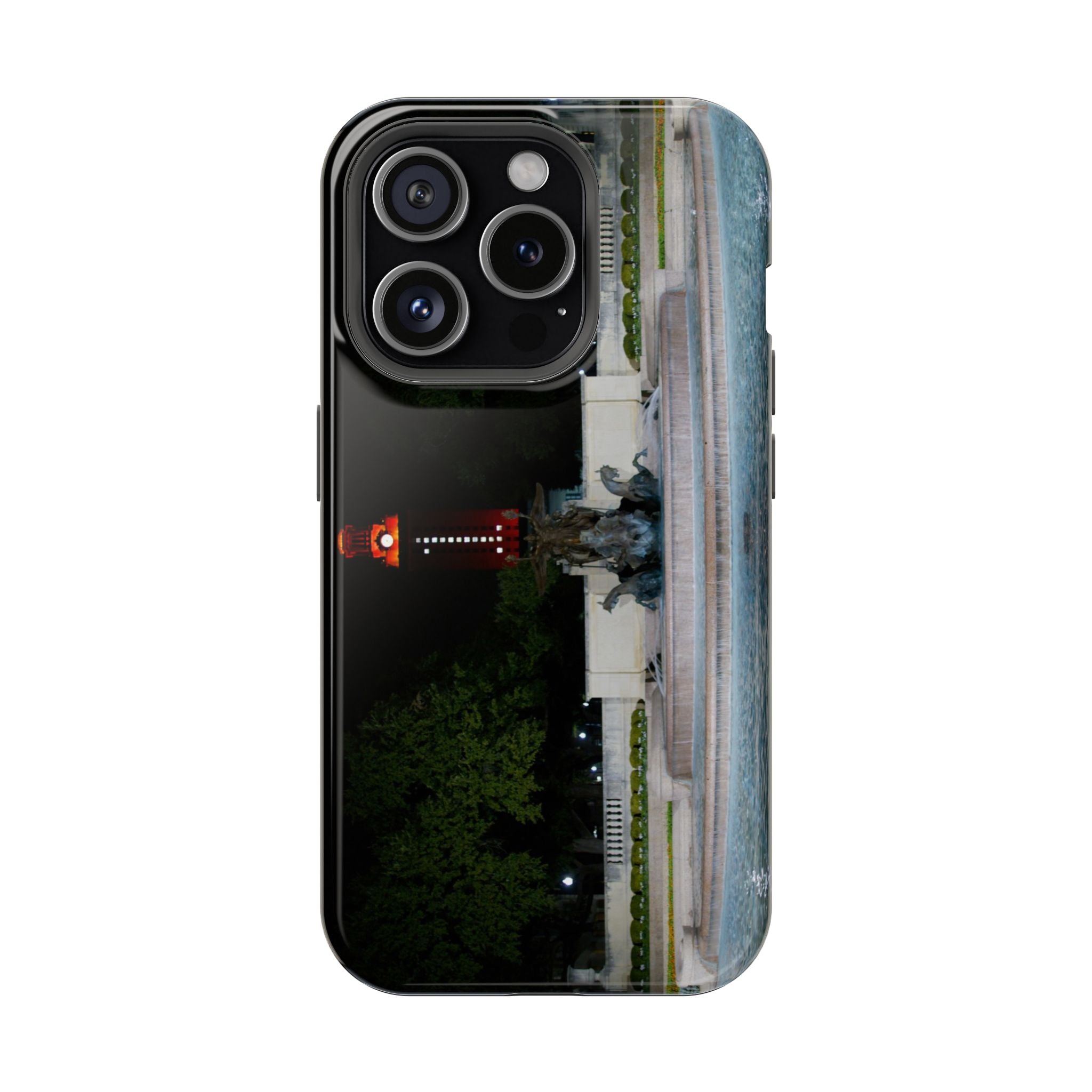 Phone Case - Littlefield Fountain, University of Texas - My Blu Horizon