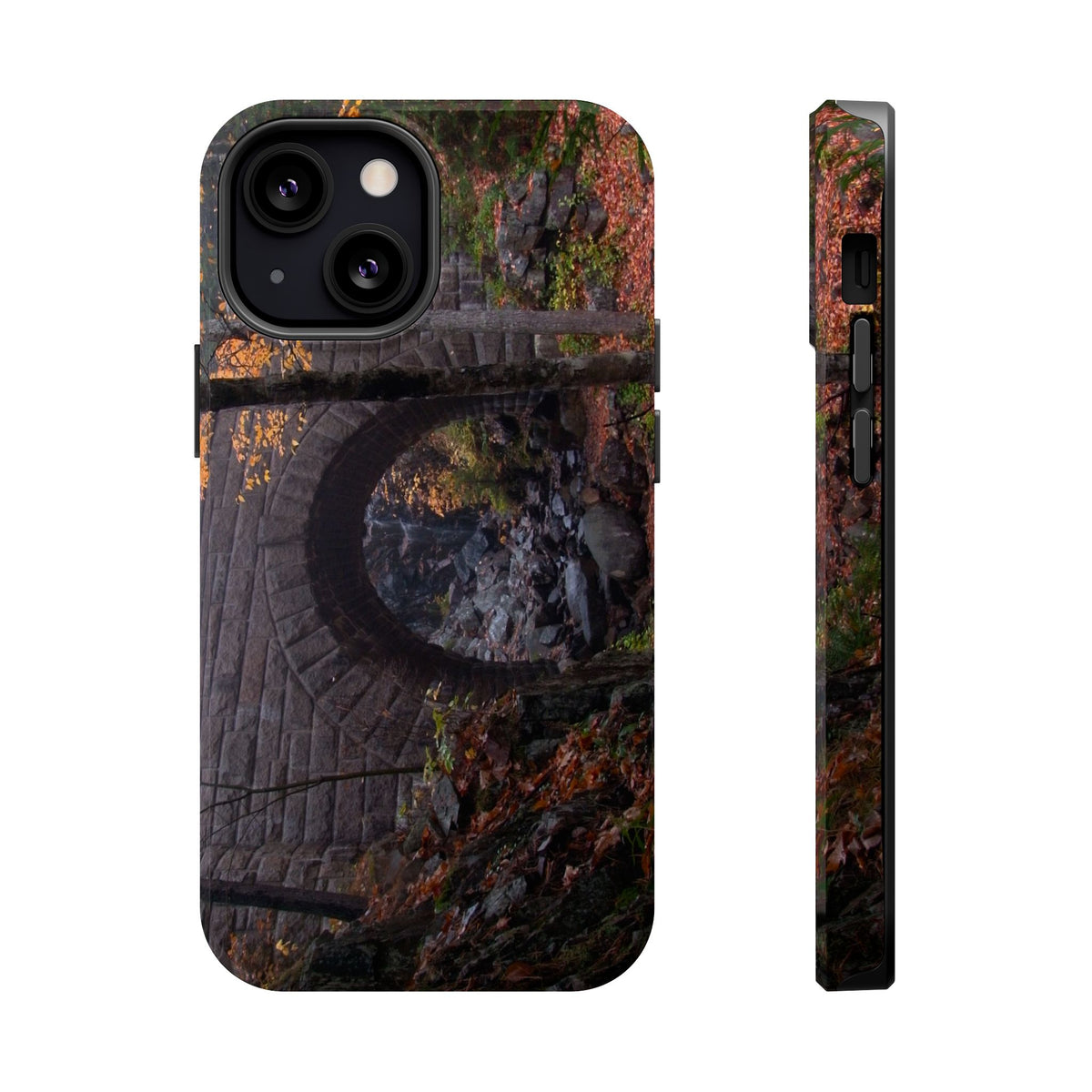iPhone MagSafe Case | Waterfall Bridge Fall | Acadia National Park | My Blu Horizon