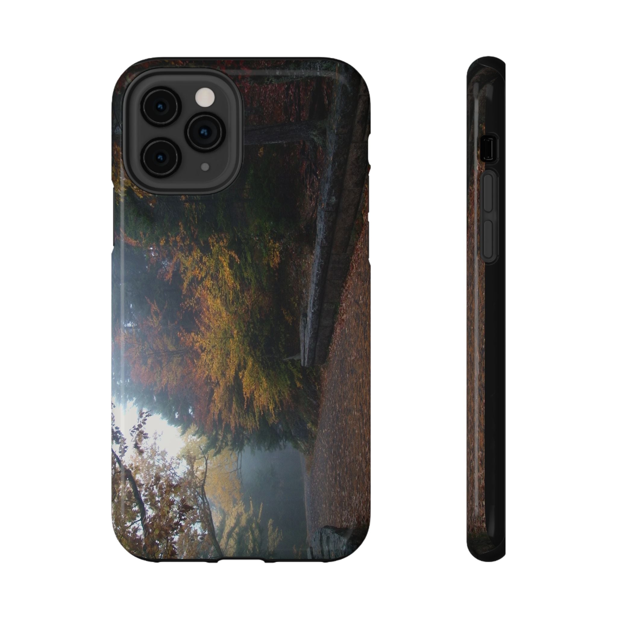Phone Case | Waterfall Bridge Carriage Road View | Acadia National Park | My Blu Horizon