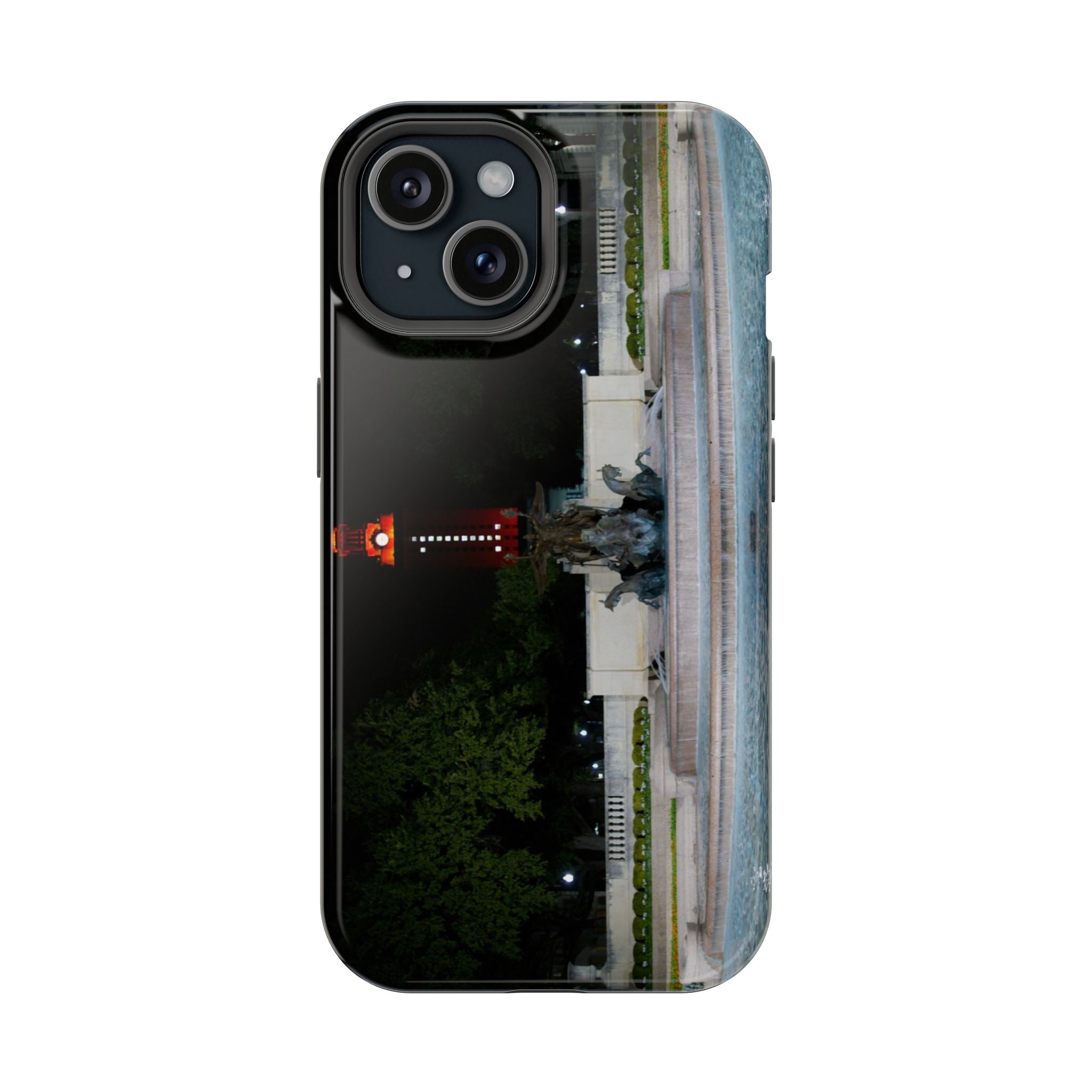 Phone Case - Littlefield Fountain, University of Texas - My Blu Horizon