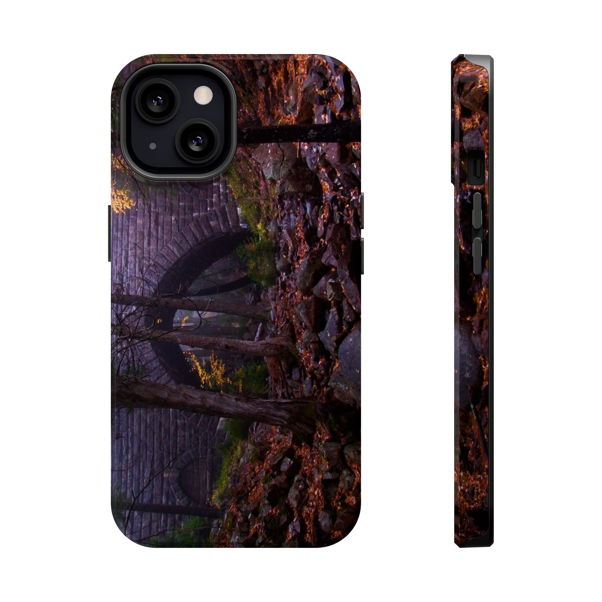 Iphone MagSafe Case - Hemlock Bridge Leaf Peeping, Acadia  - My Blu Horizon