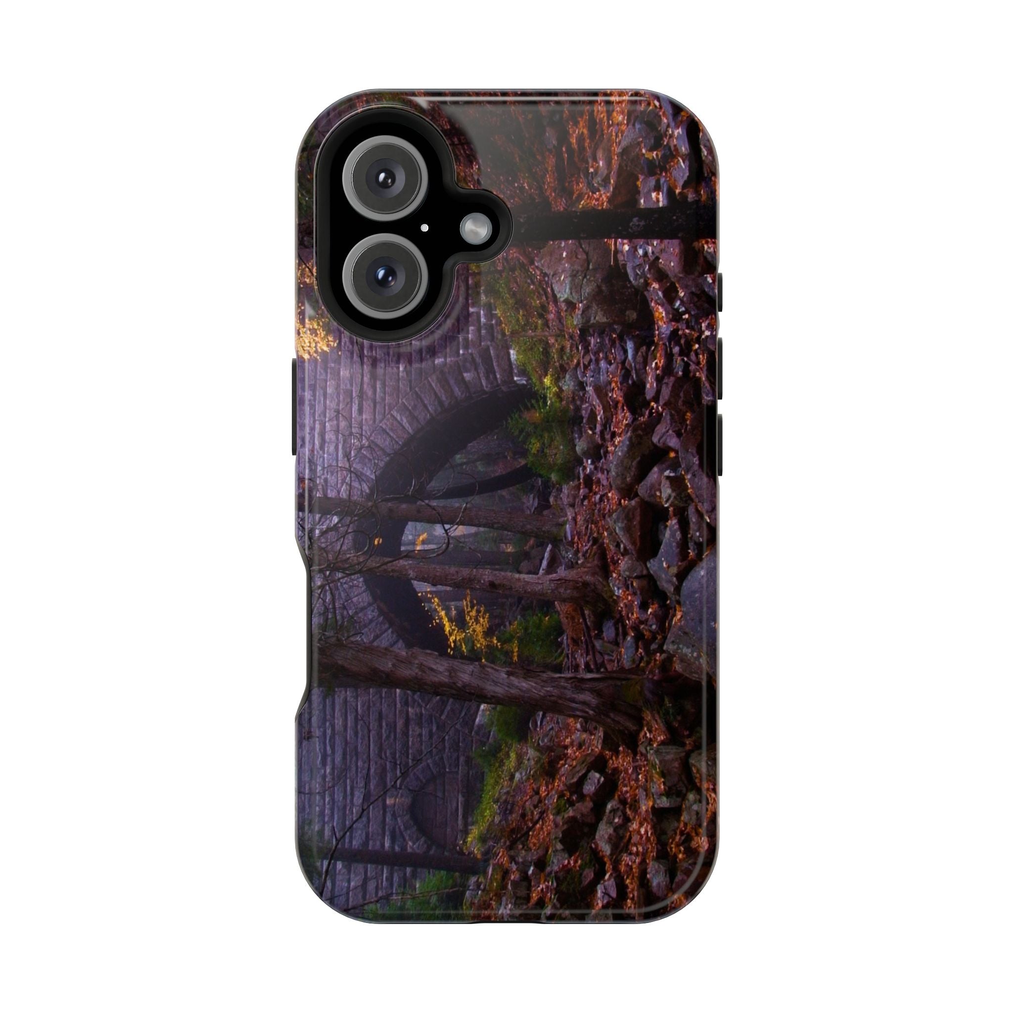 Iphone MagSafe Case - Hemlock Bridge Leaf Peeping, Acadia  - My Blu Horizon