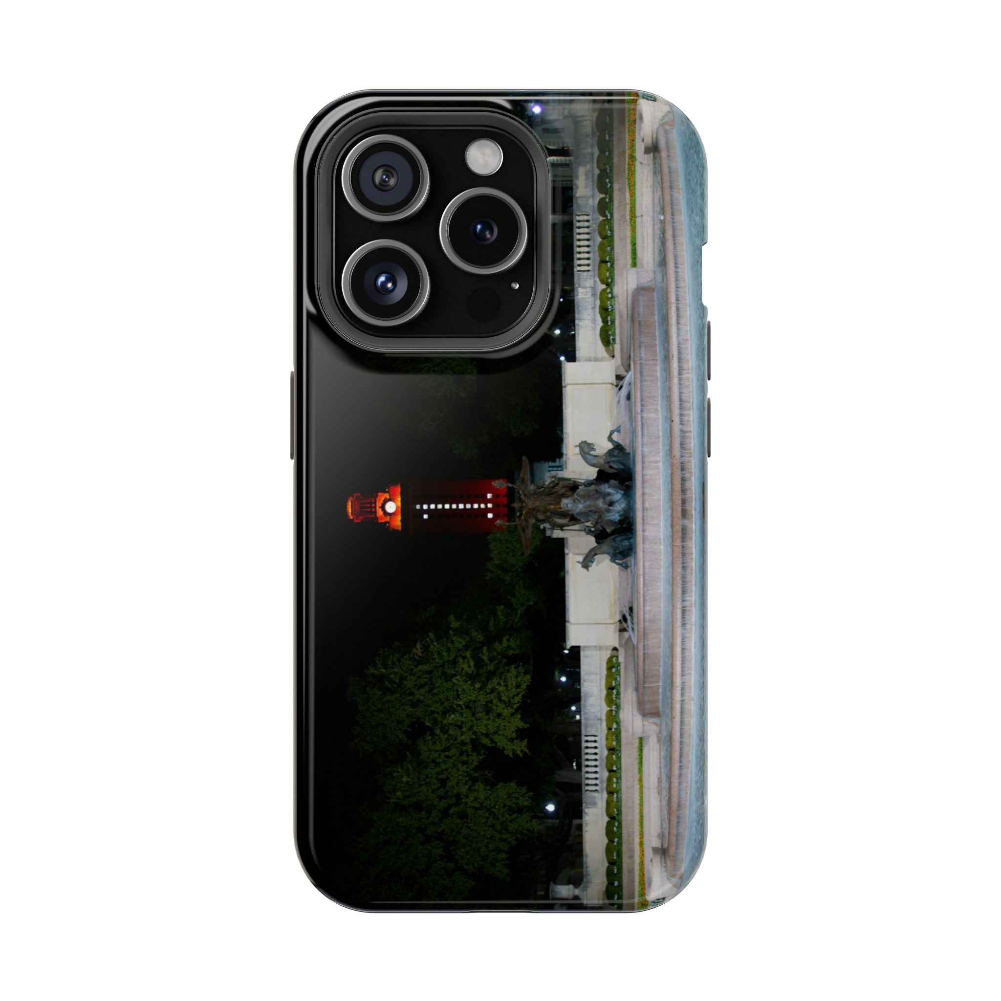 Iphone MagSafe Case - Littlefield Fountain, Texas Longhorns - My Blu Horizon