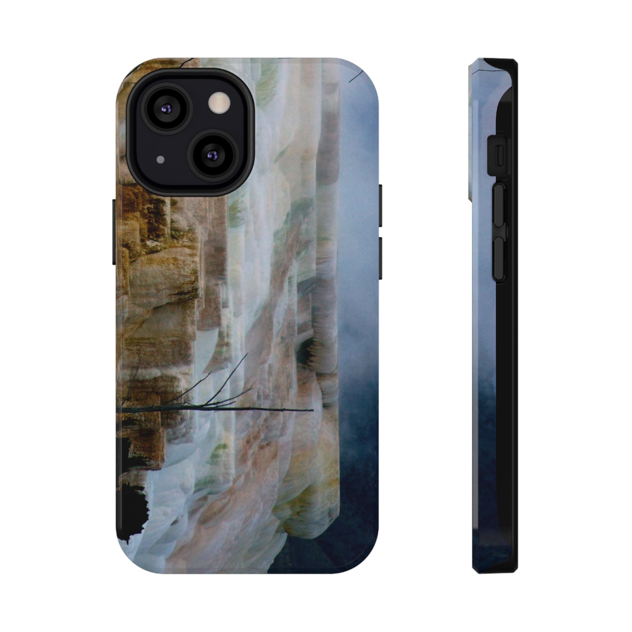 Phone Case - Mammoth Hot Springs Yellowstone - My Blu Horizon