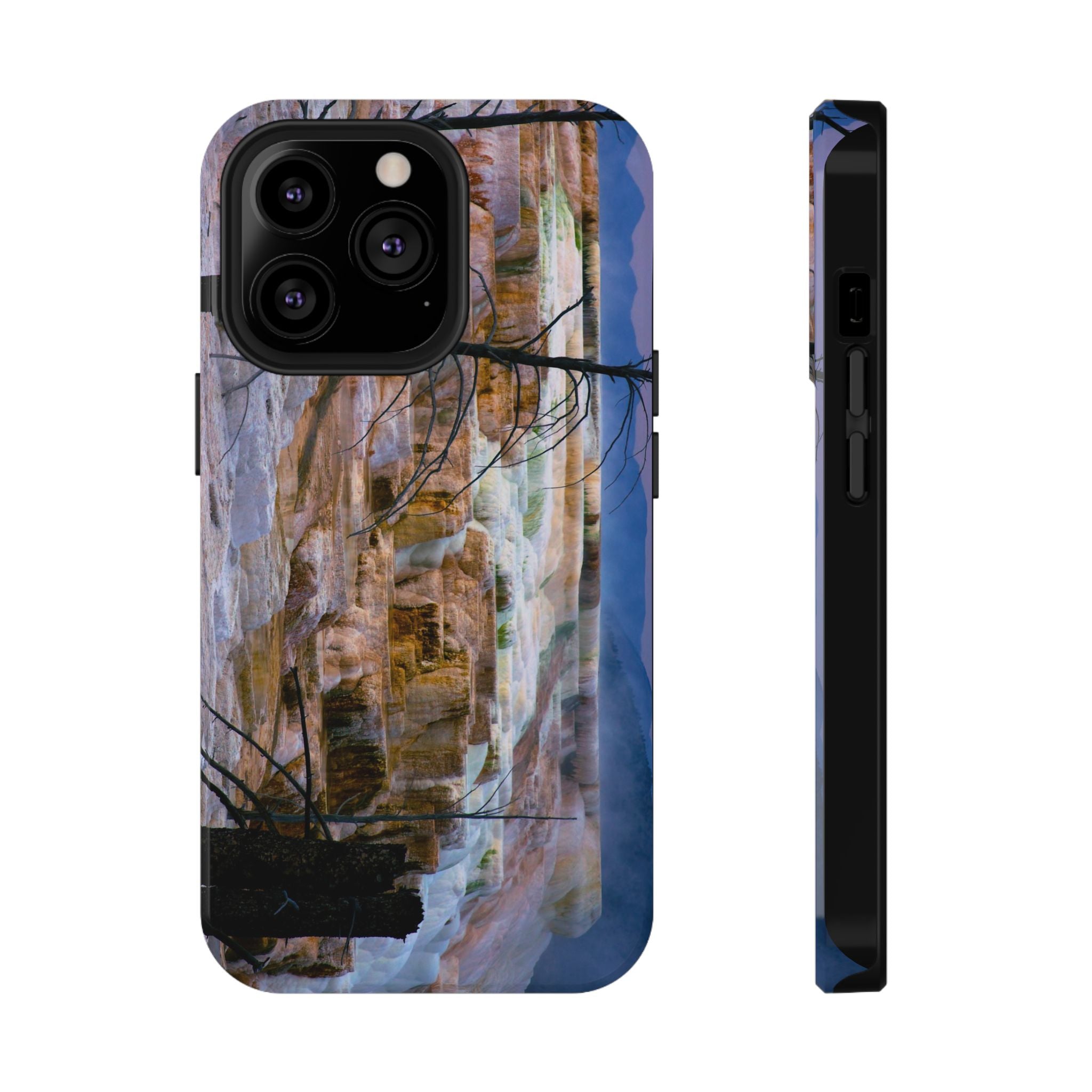 Phone Case - Mammoth Hot Springs Yellowstone - My Blu Horizon