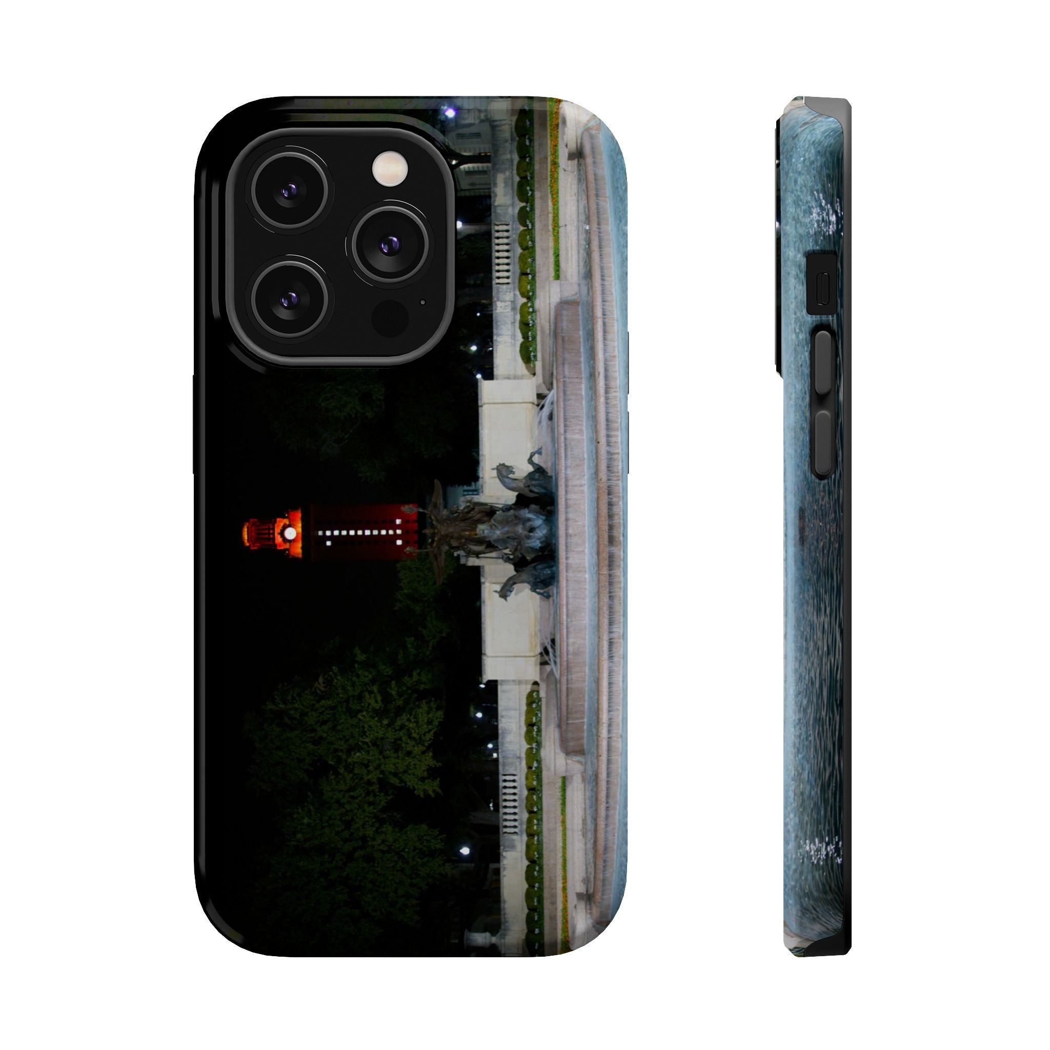 Iphone MagSafe Case - Littlefield Fountain, Texas Longhorns - My Blu Horizon